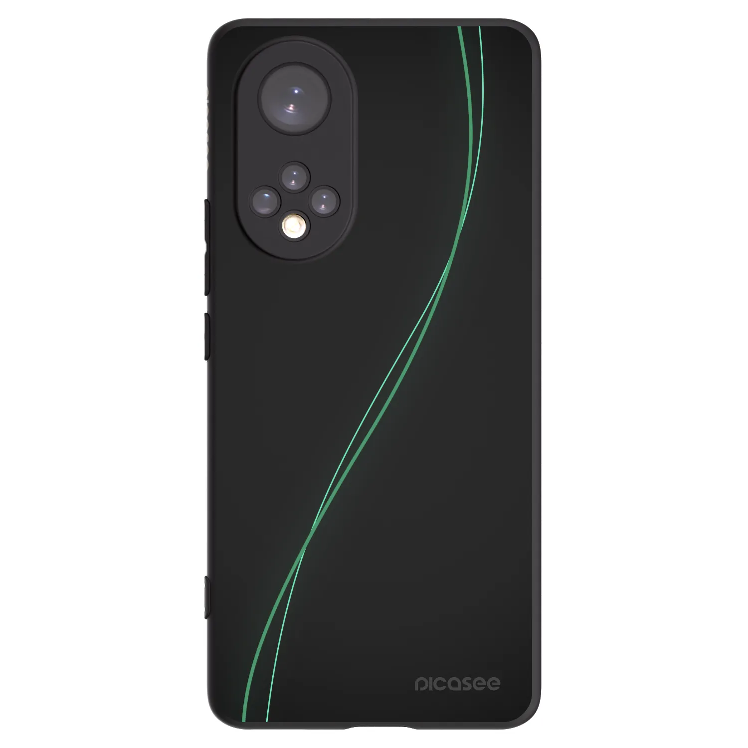 Picasee husă neagră din silicon pentru Huawei Nova 9 - Be Different