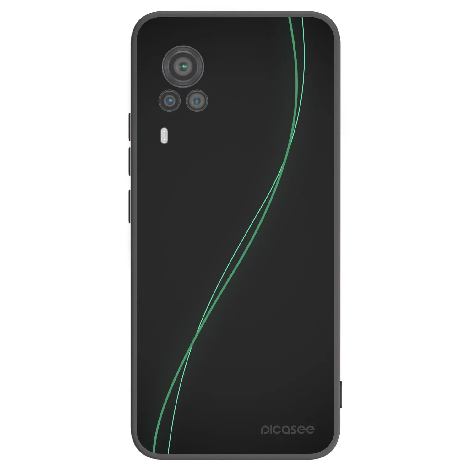 Picasee husă neagră din silicon pentru Vivo X60 Pro 5G - Be Different