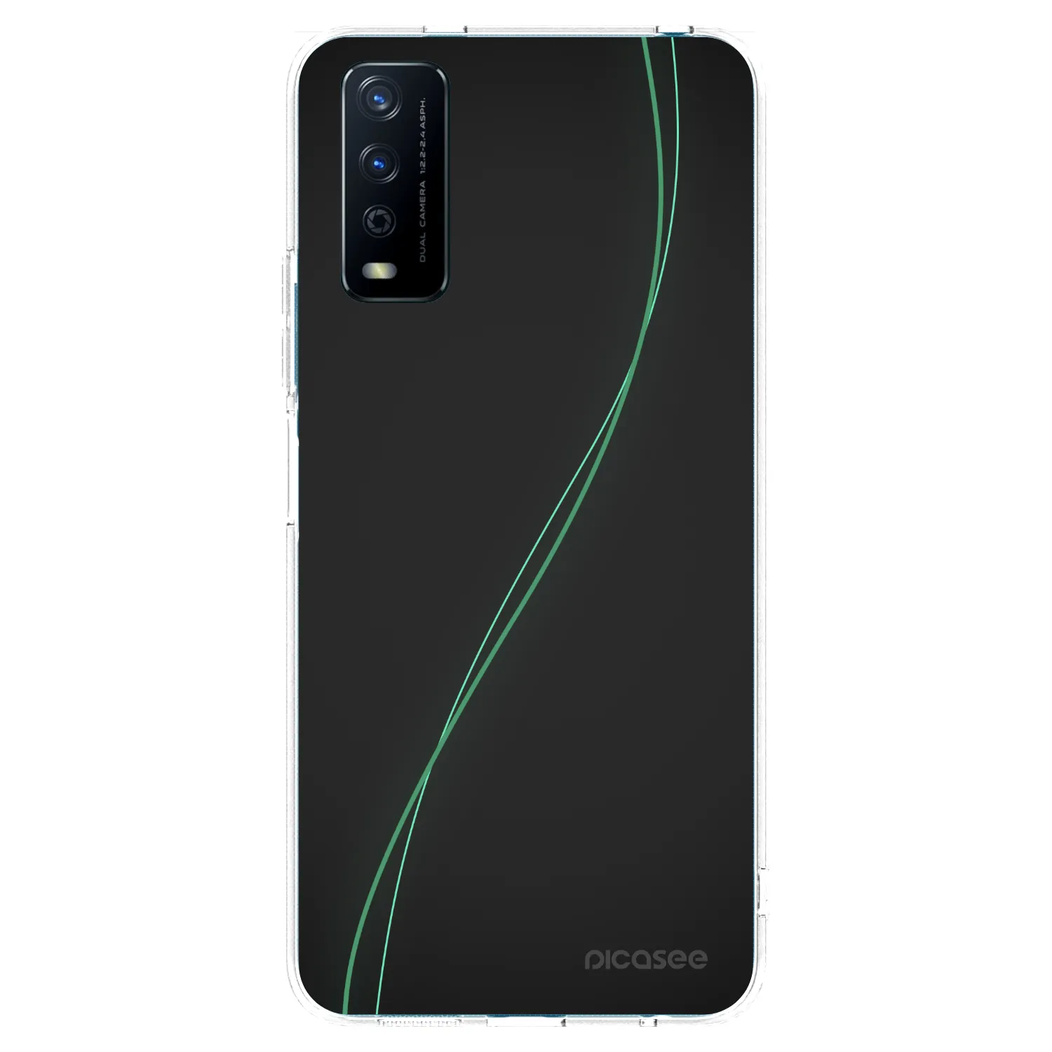 Picasee husă transparentă din silicon pentru Vivo Y11s - Be Different