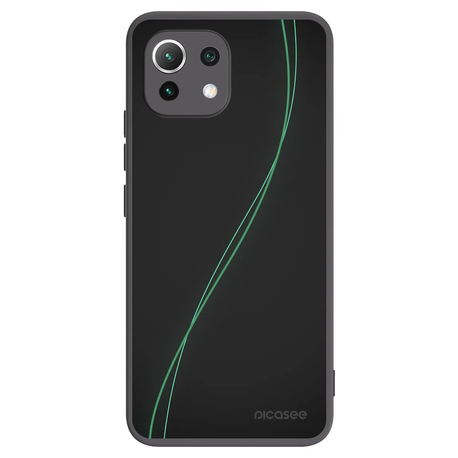 Picasee husă neagră din silicon pentru Xiaomi 11 Lite 5G NE - Be Different