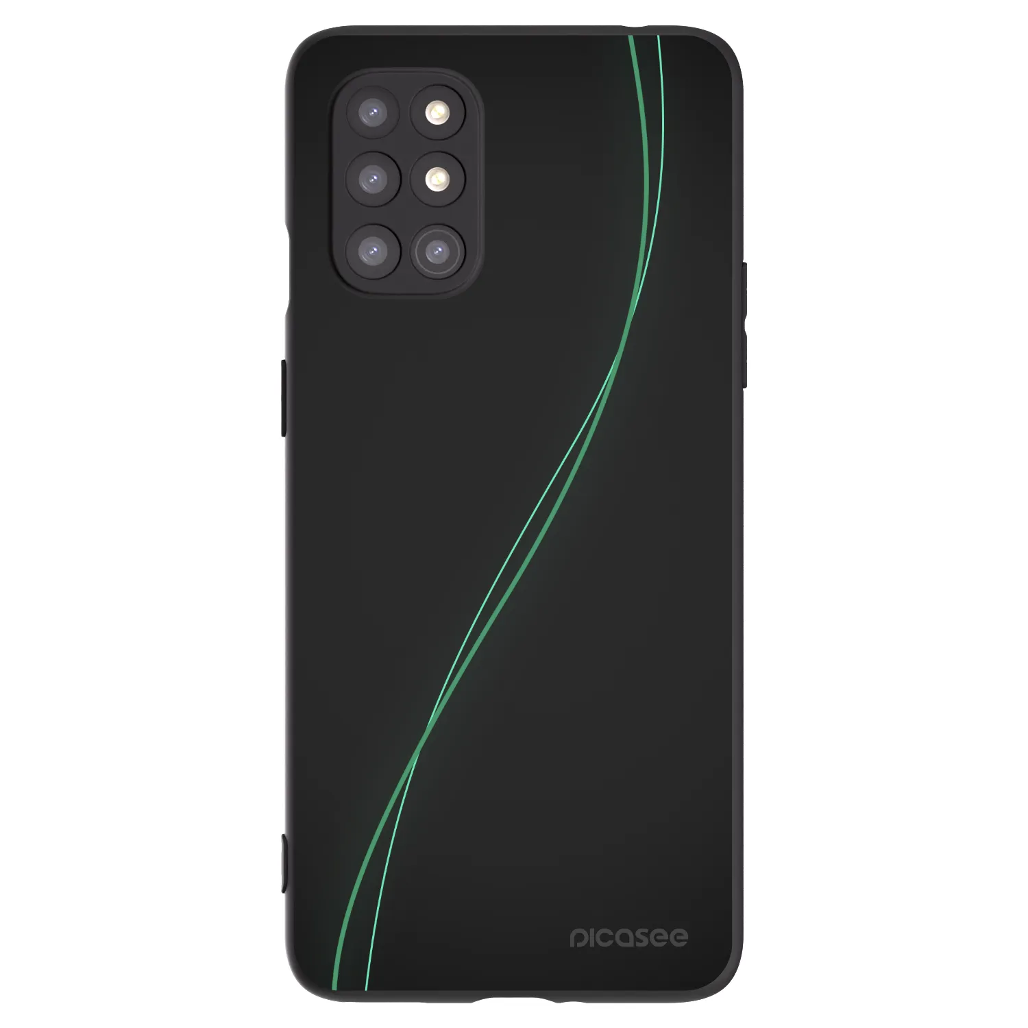Picasee husă neagră din silicon pentru OnePlus 8T - Be Different