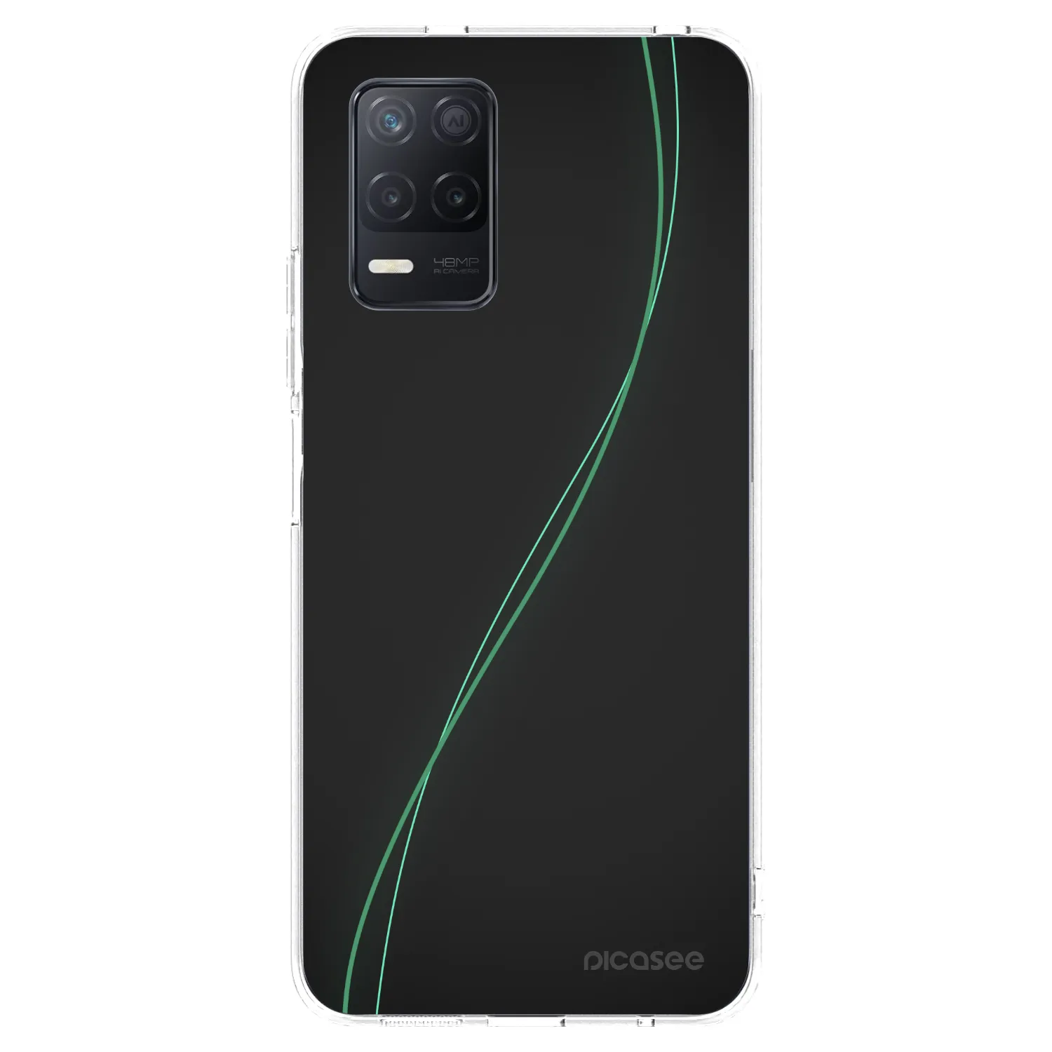 Picasee husă transparentă din silicon pentru Realme 8 5G - Be Different