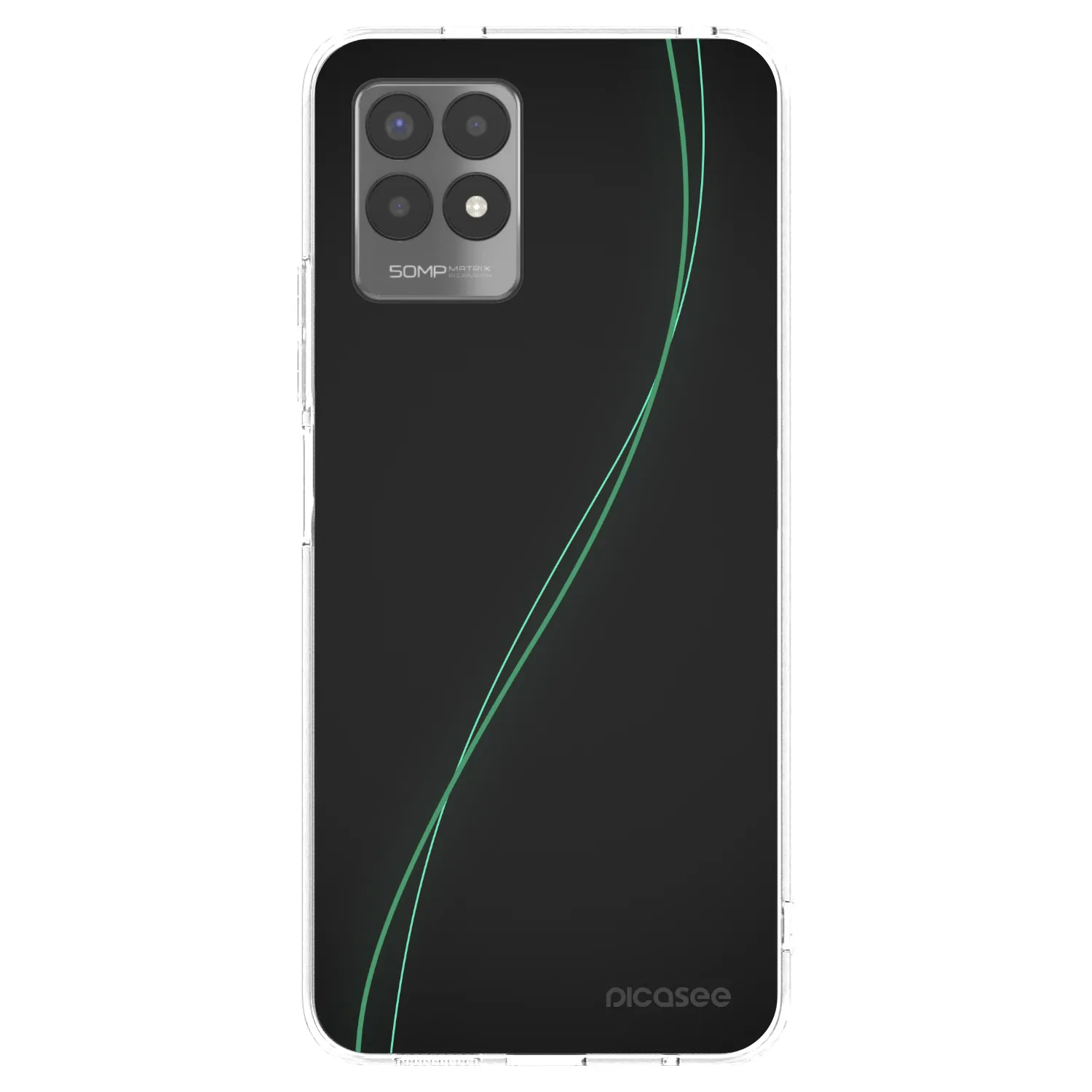Picasee husă transparentă din silicon pentru Realme 8i - Be Different