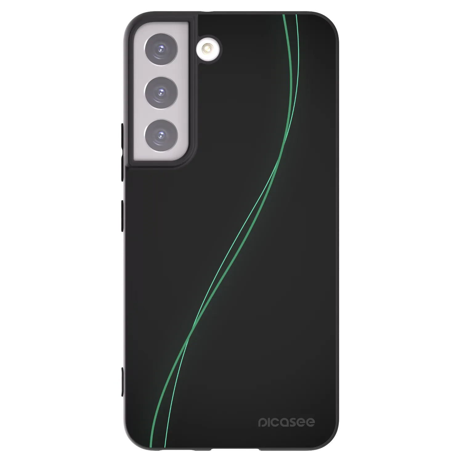 Picasee husă neagră din silicon pentru Samsung Galaxy S22 5G - Be Different