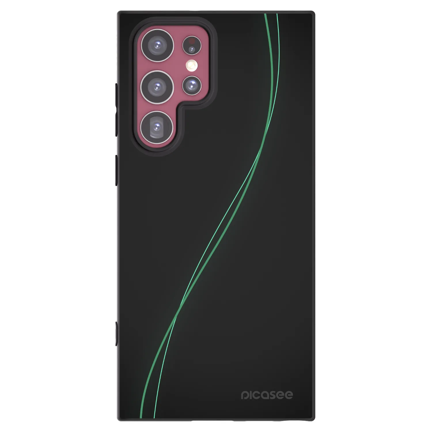 Picasee husă neagră din silicon pentru Samsung Galaxy S22 Ultra 5G - Be Different