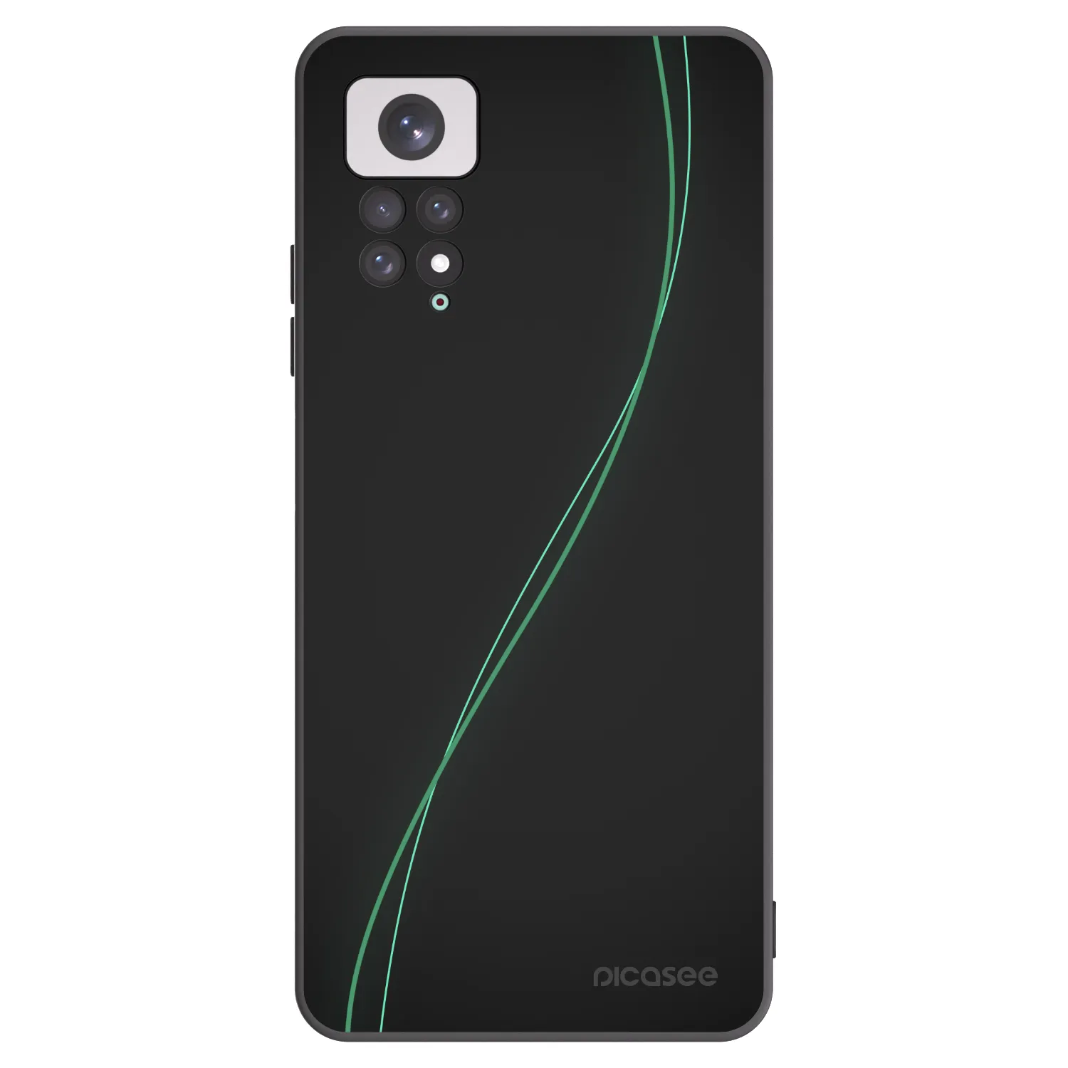 Picasee husă neagră din silicon pentru Xiaomi Redmi Note 11 - Be Different