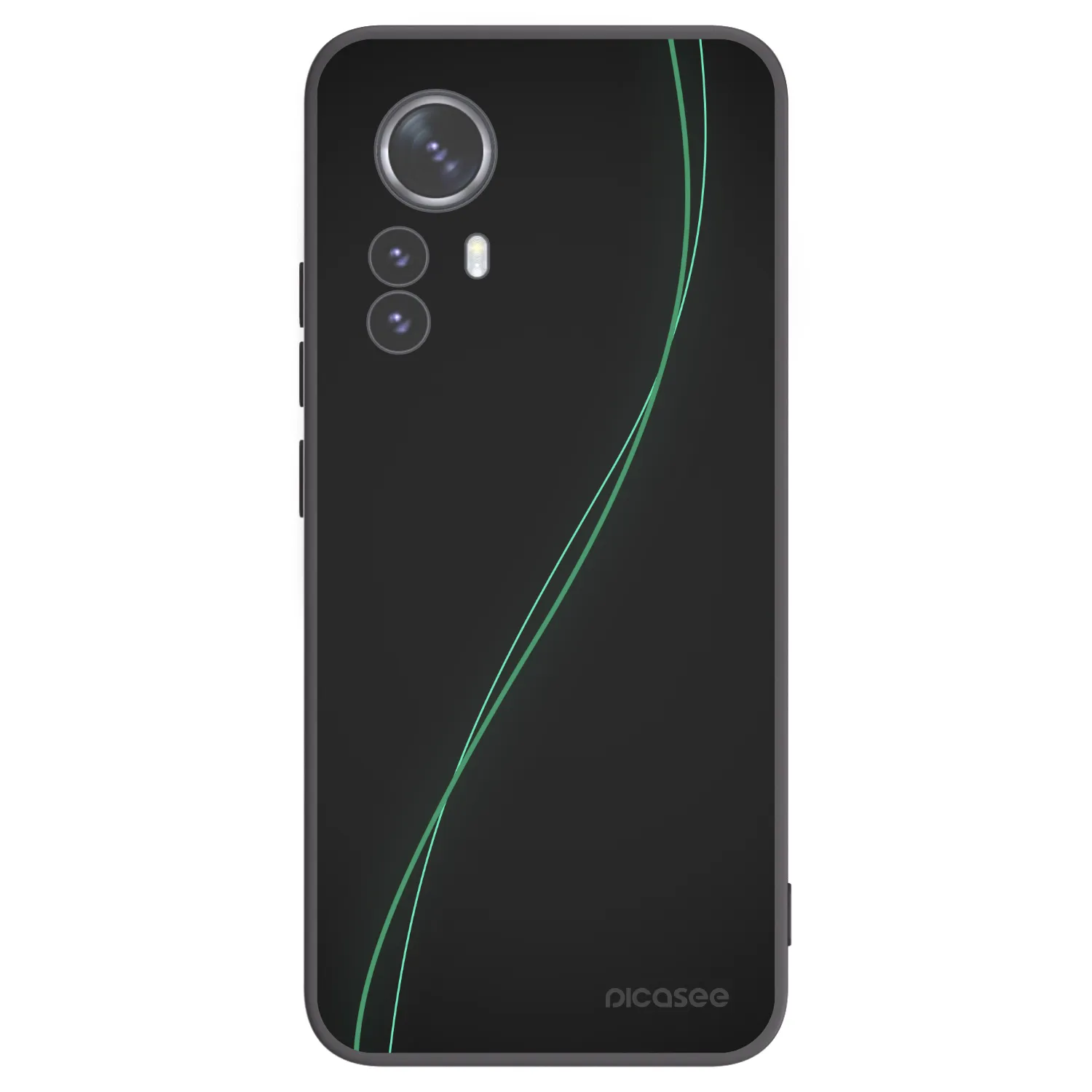 Picasee husă neagră din silicon pentru Xiaomi 12 Pro - Be Different
