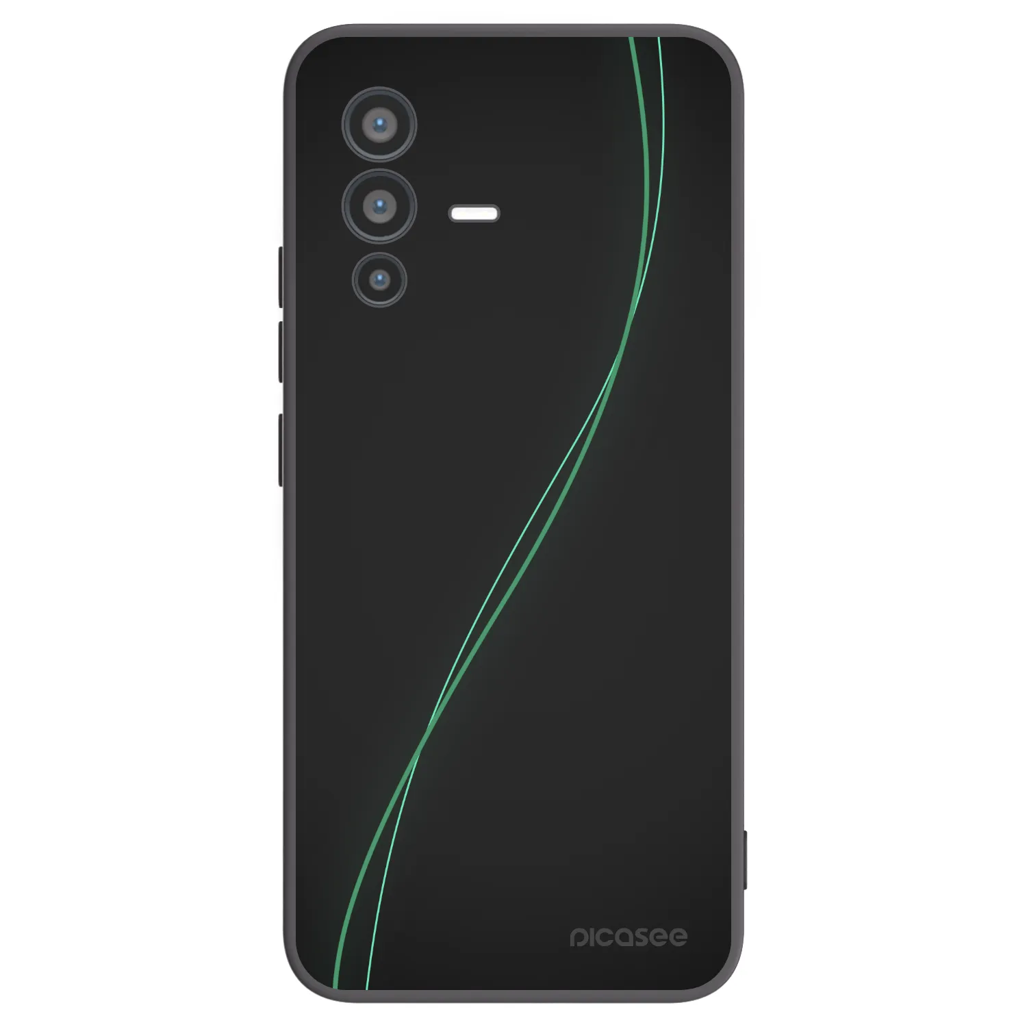 Picasee husă neagră din silicon pentru Vivo V23 5G - Be Different