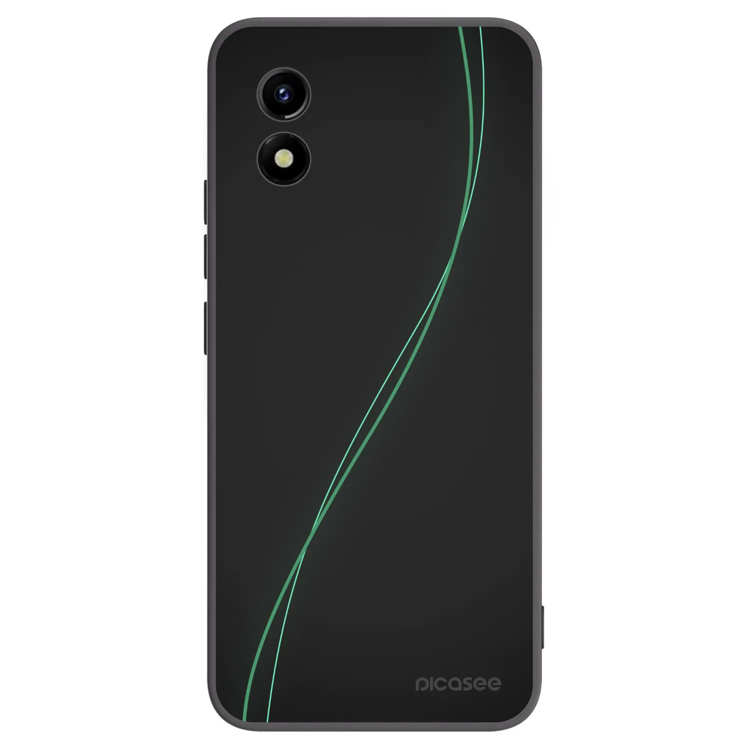 Picasee husă neagră din silicon pentru Vivo Y01 - Be Different
