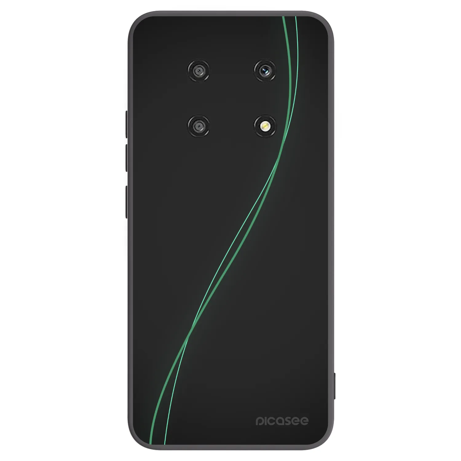 Picasee husă neagră din silicon pentru Honor Magic4 Lite 5G - Be Different