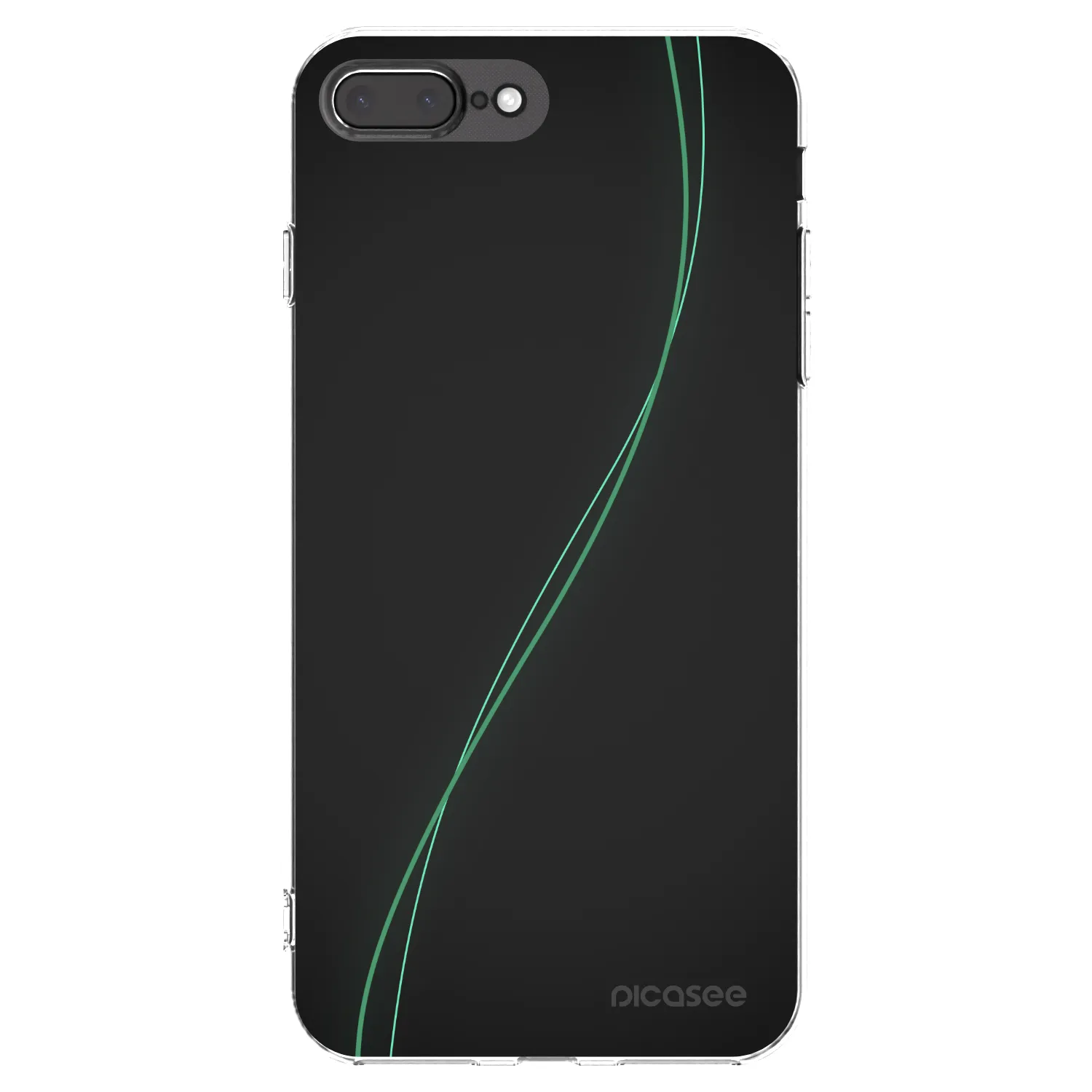 Picasee husă transparentă din silicon pentru Apple iPhone 8 Plus - Be Different