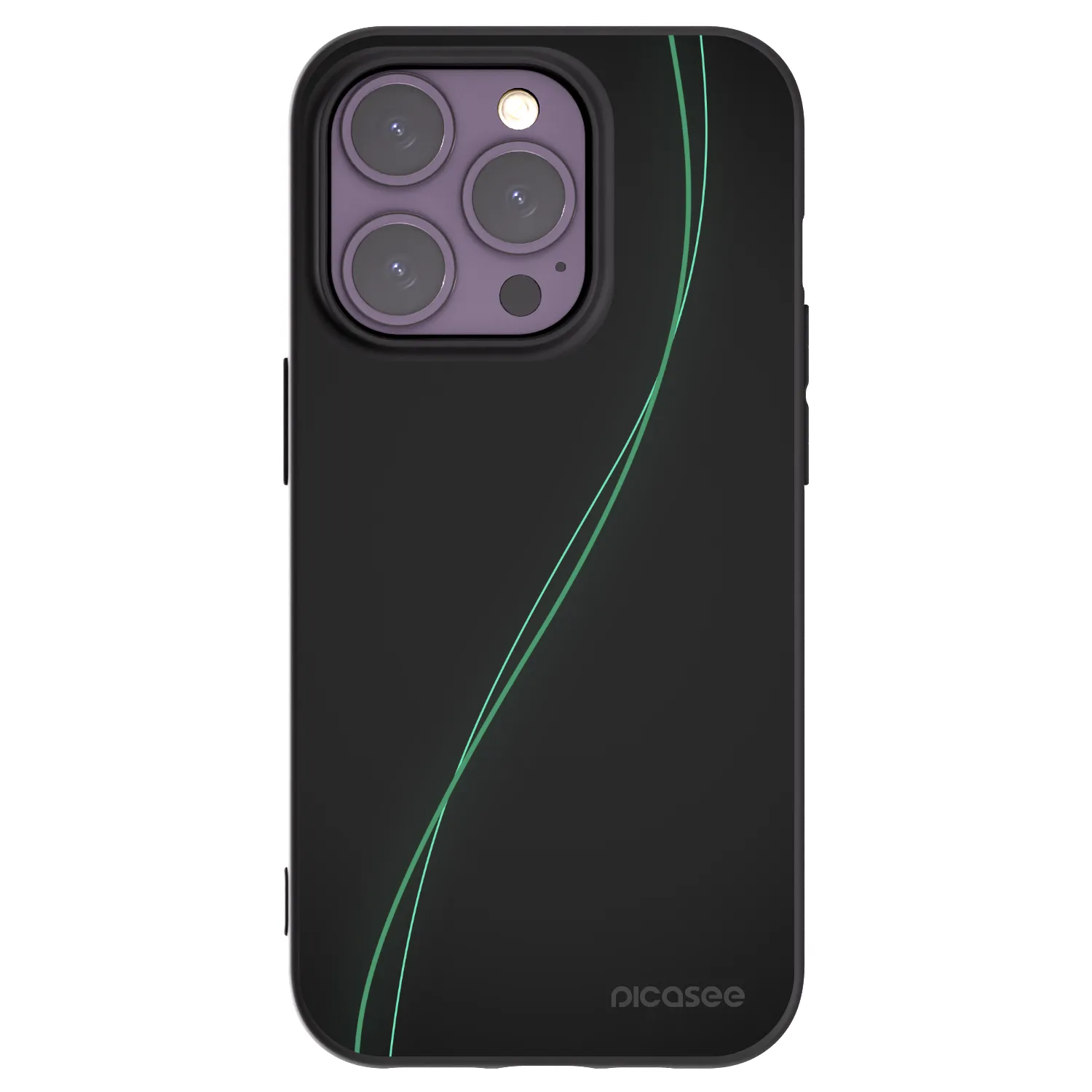 Picasee husă neagră din silicon pentru Apple iPhone 14 Pro - Be Different