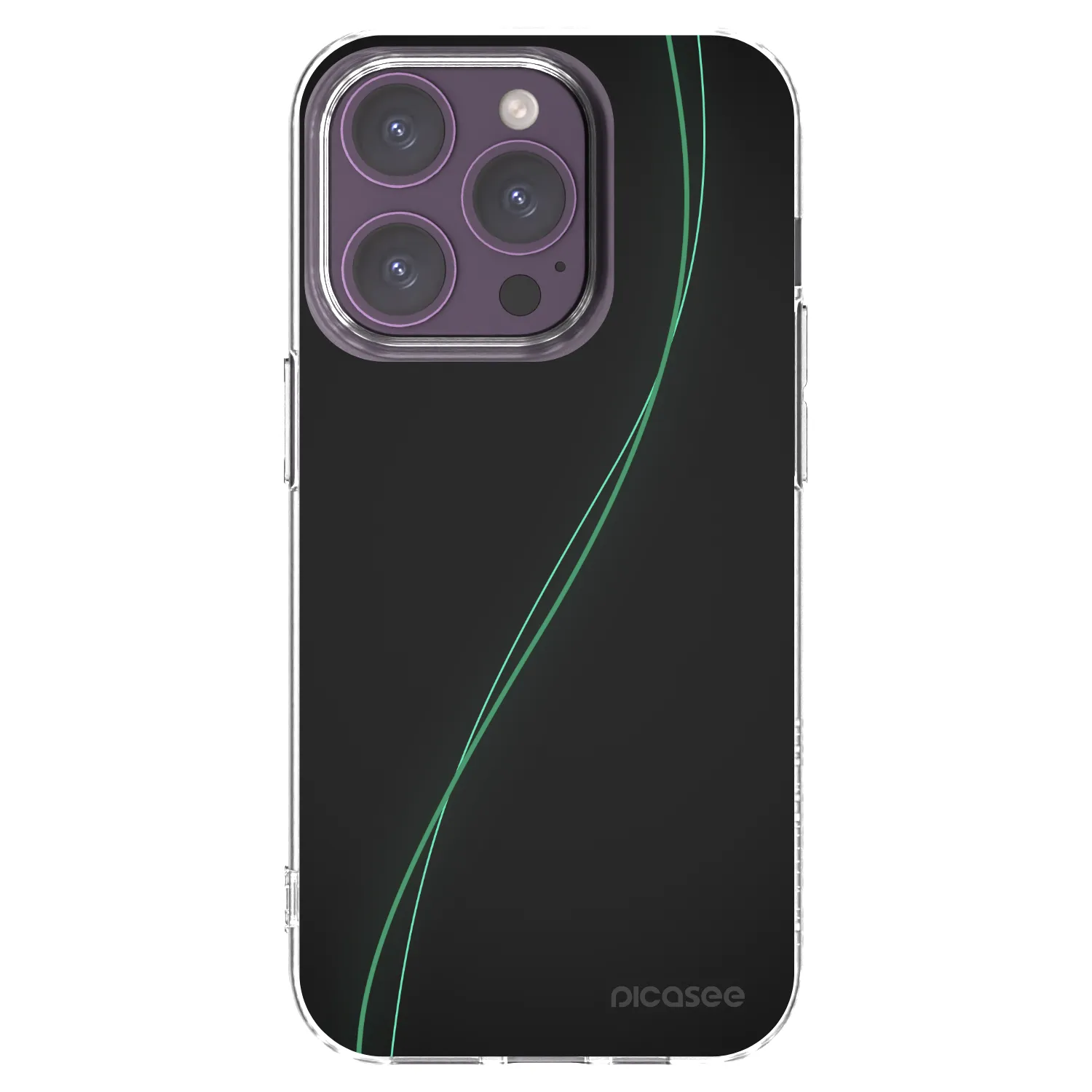 Picasee husă transparentă din silicon pentru Apple iPhone 14 Pro - Be Different
