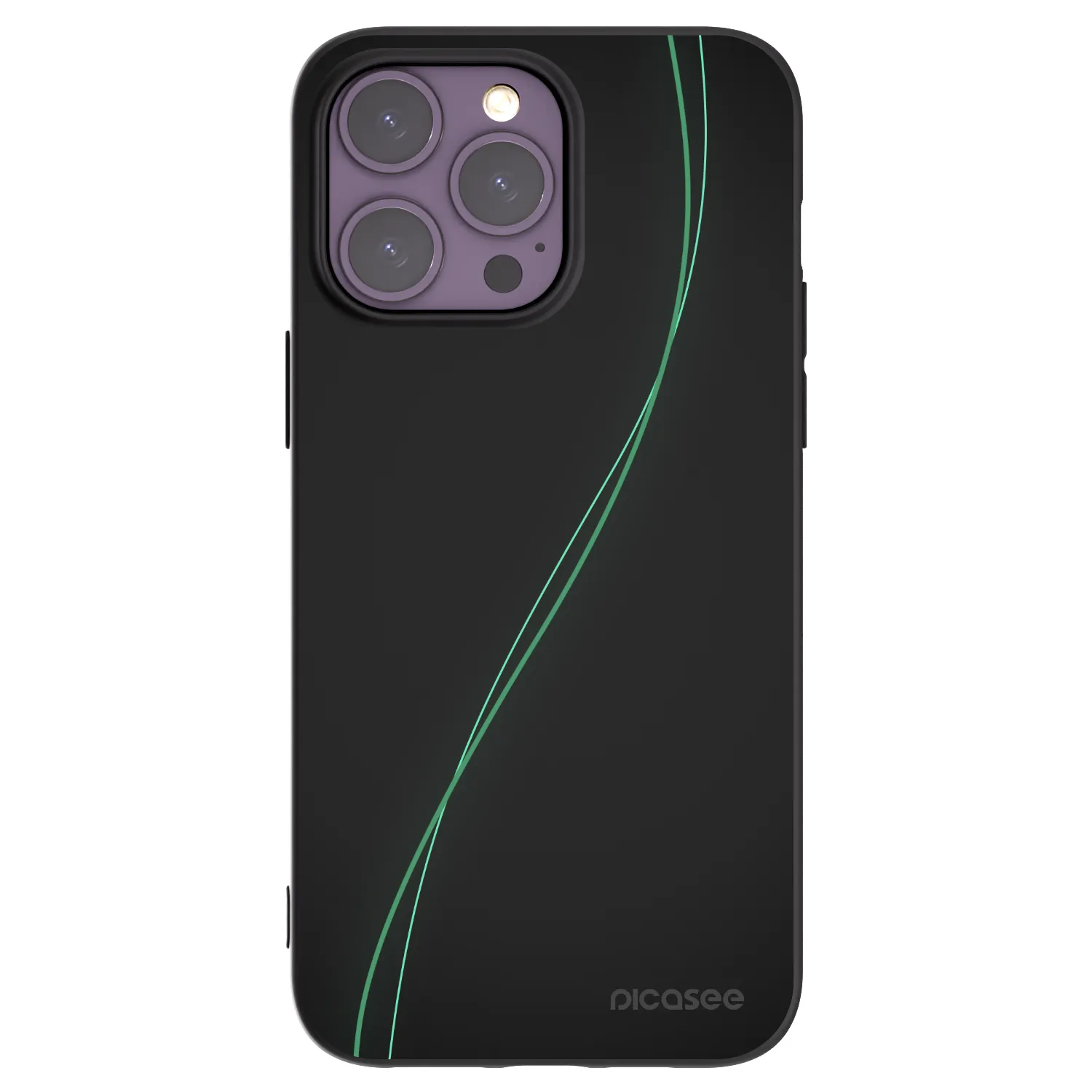 Picasee husă neagră din silicon pentru Apple iPhone 14 Pro Max - Be Different