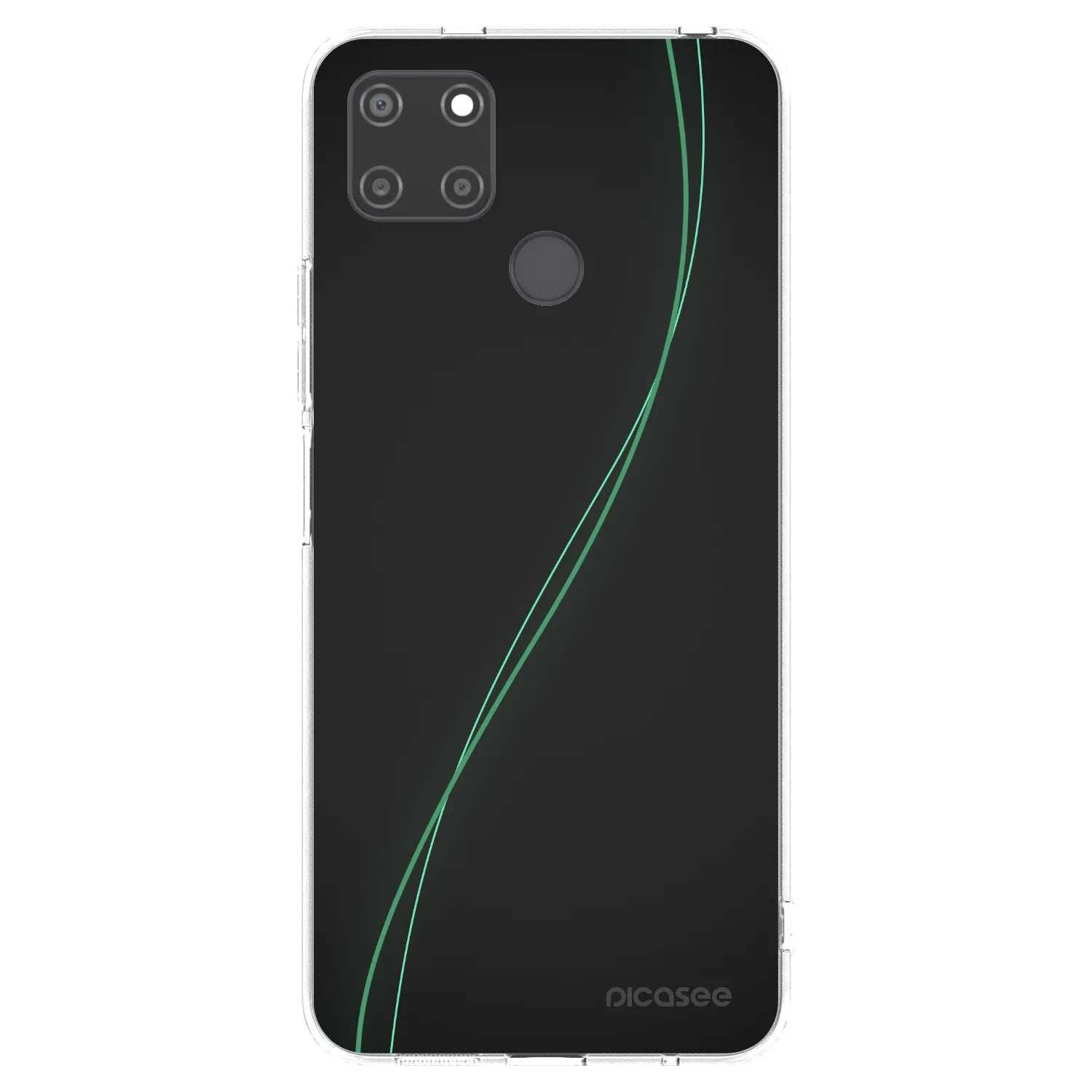 Picasee husă transparentă din silicon pentru Realme C21Y - Be Different