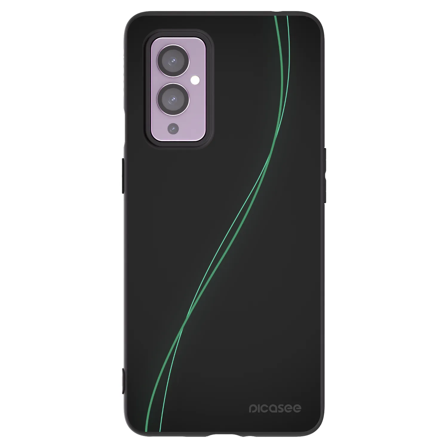 Picasee husă neagră din silicon pentru OnePlus 9 - Be Different