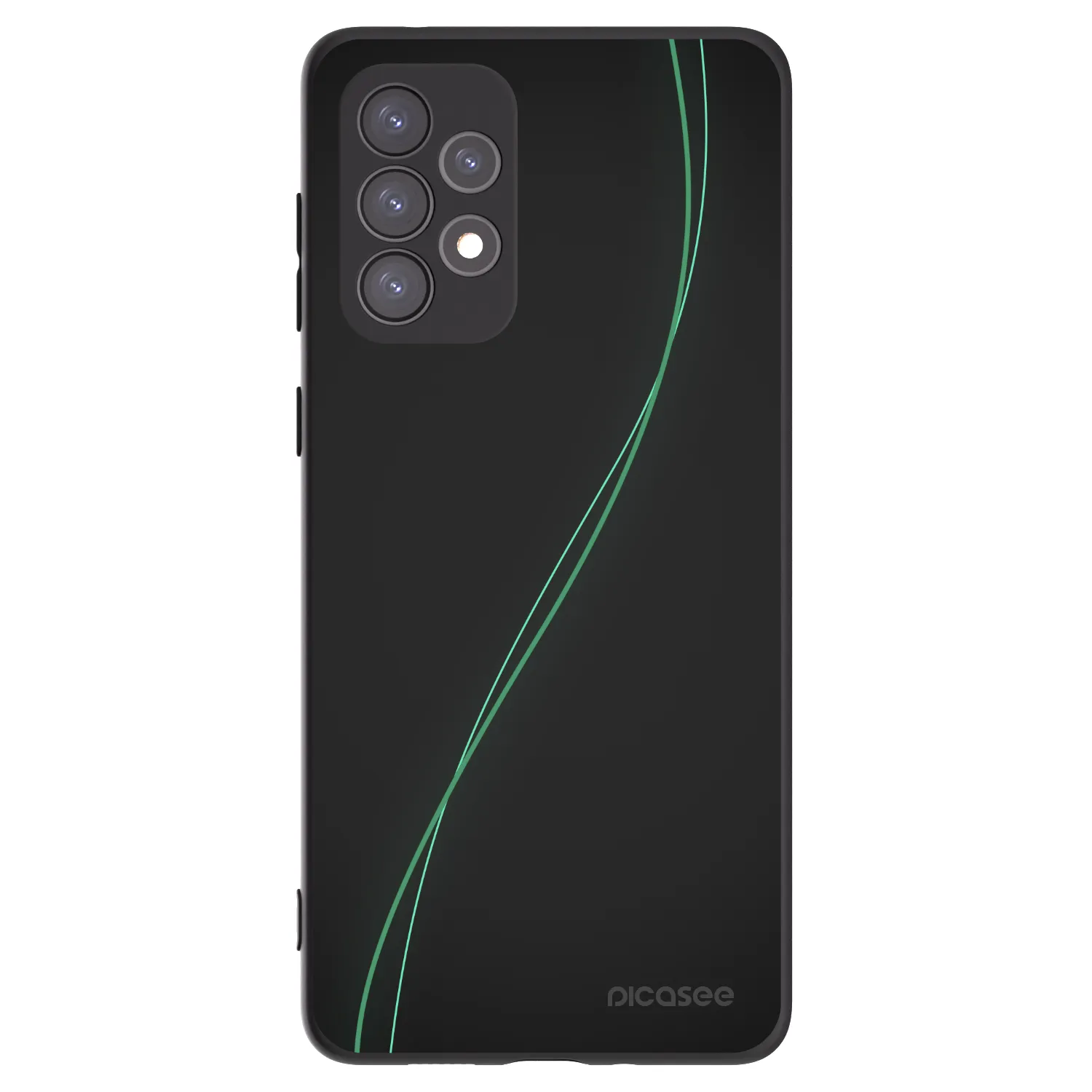 Picasee husă neagră din silicon pentru Samsung Galaxy A73 5G - Be Different