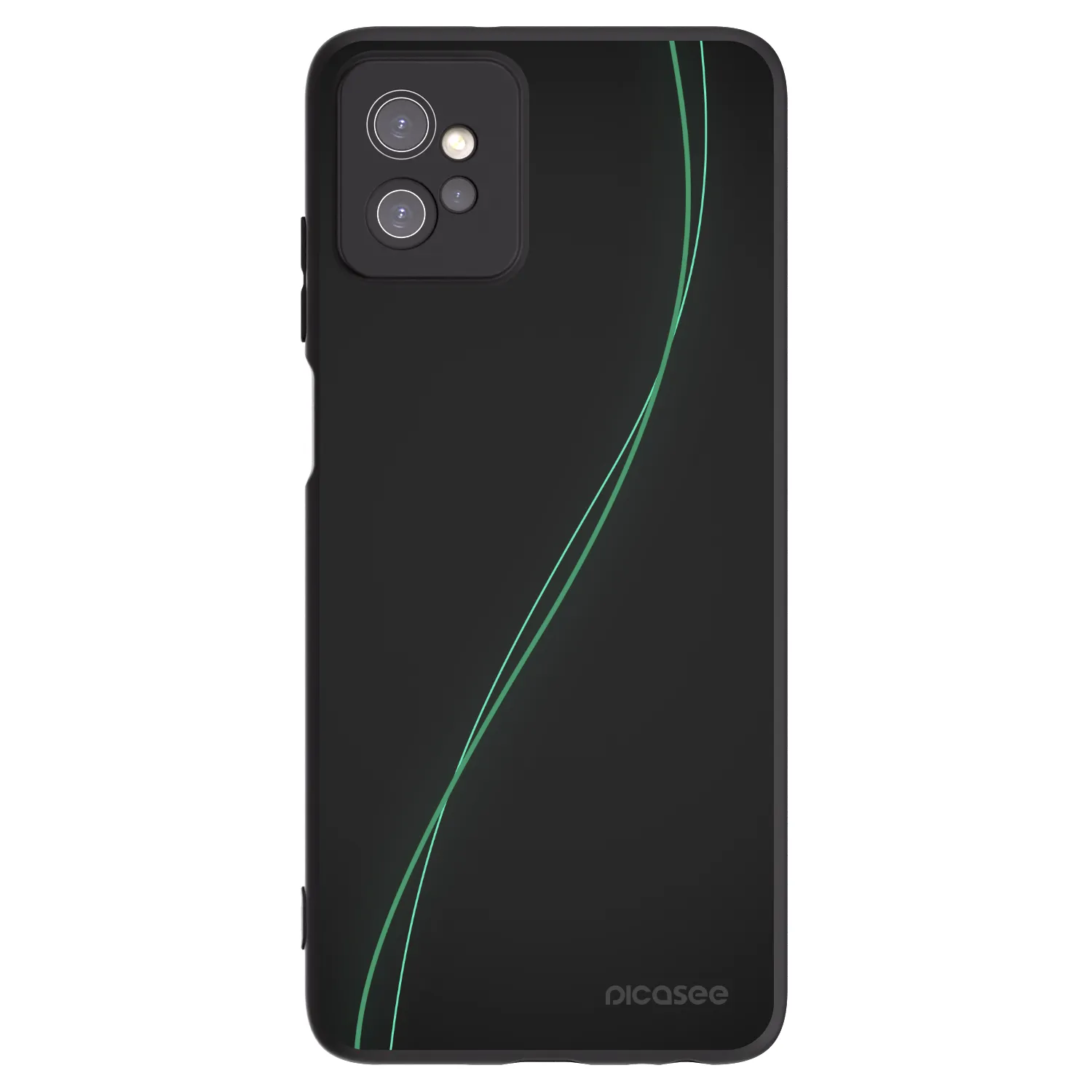 Picasee husă neagră din silicon pentru Motorola Moto G32 - Be Different