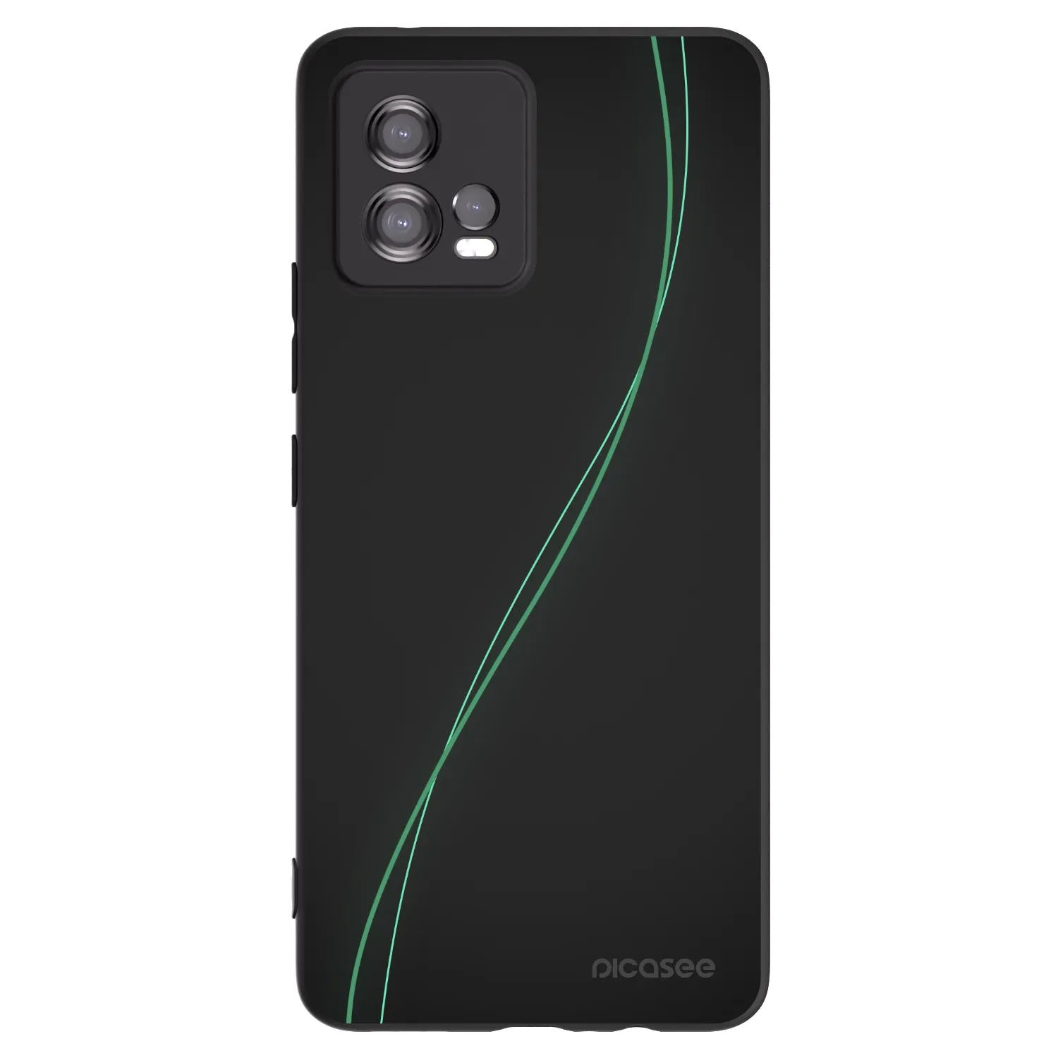 Picasee husă neagră din silicon pentru Motorola Moto G72 - Be Different
