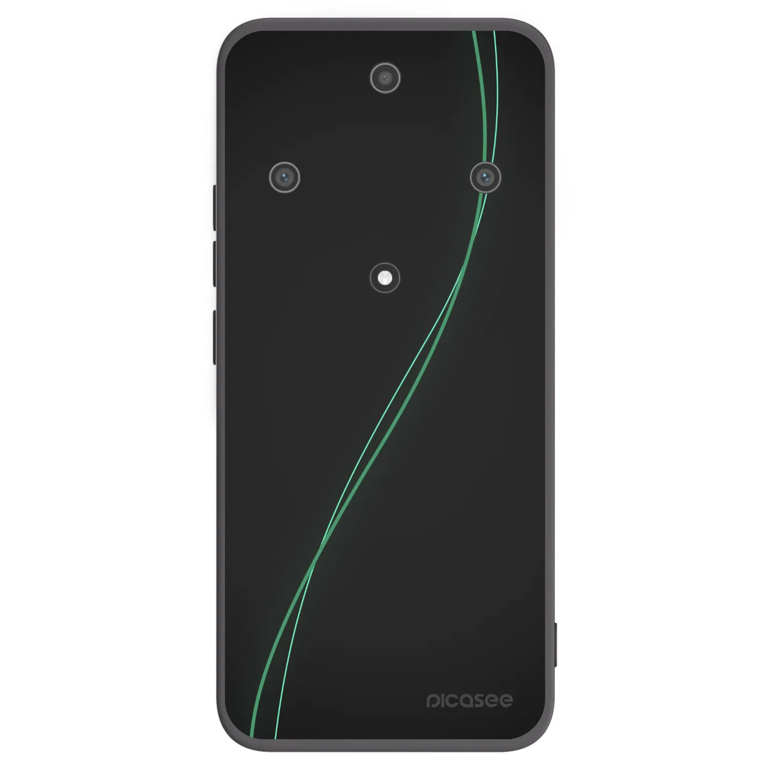 Picasee husă neagră din silicon pentru Honor Magic5 Lite 5G - Be Different
