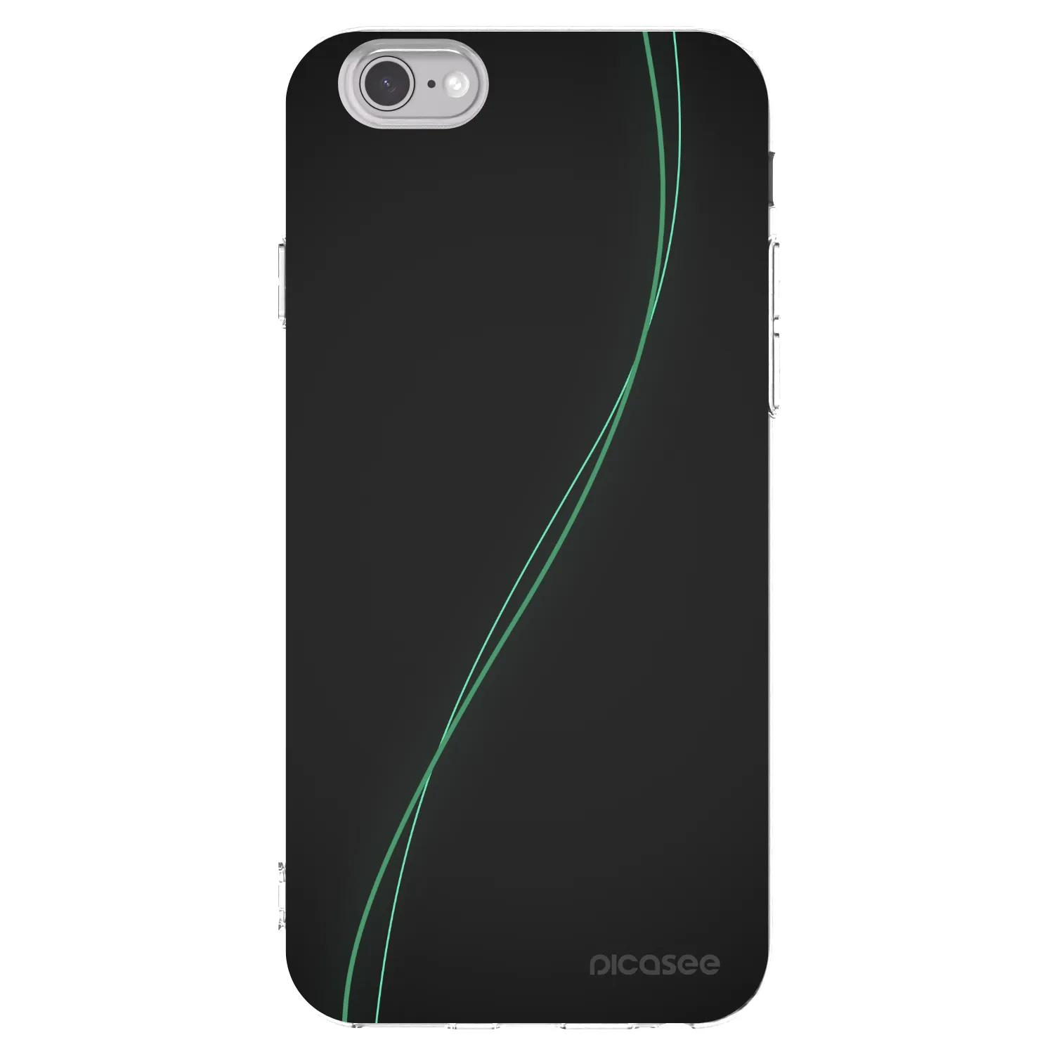 Picasee husă transparentă din silicon pentru Apple iPhone 6/6S - Be Different