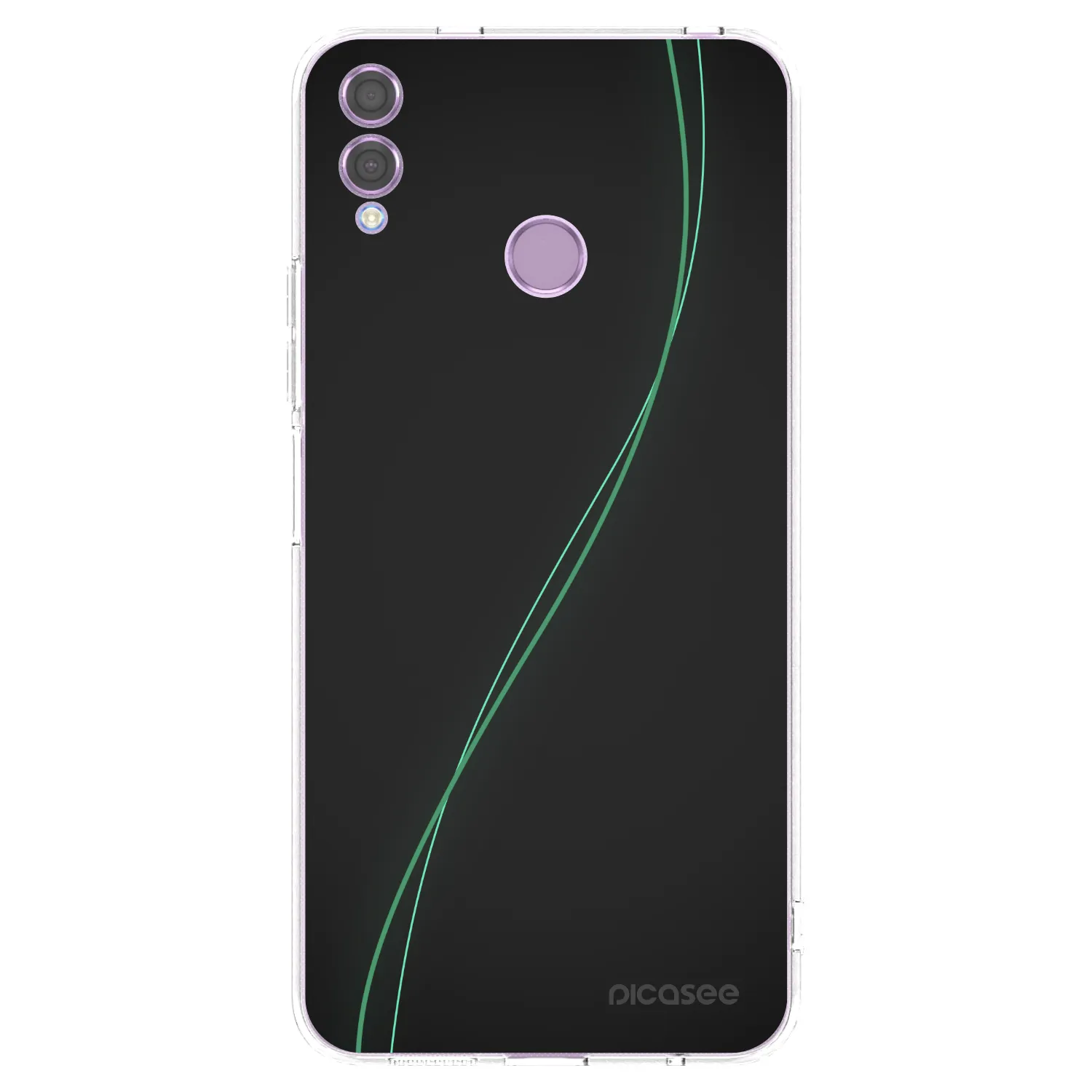Picasee husă transparentă din silicon pentru Honor 8X - Be Different