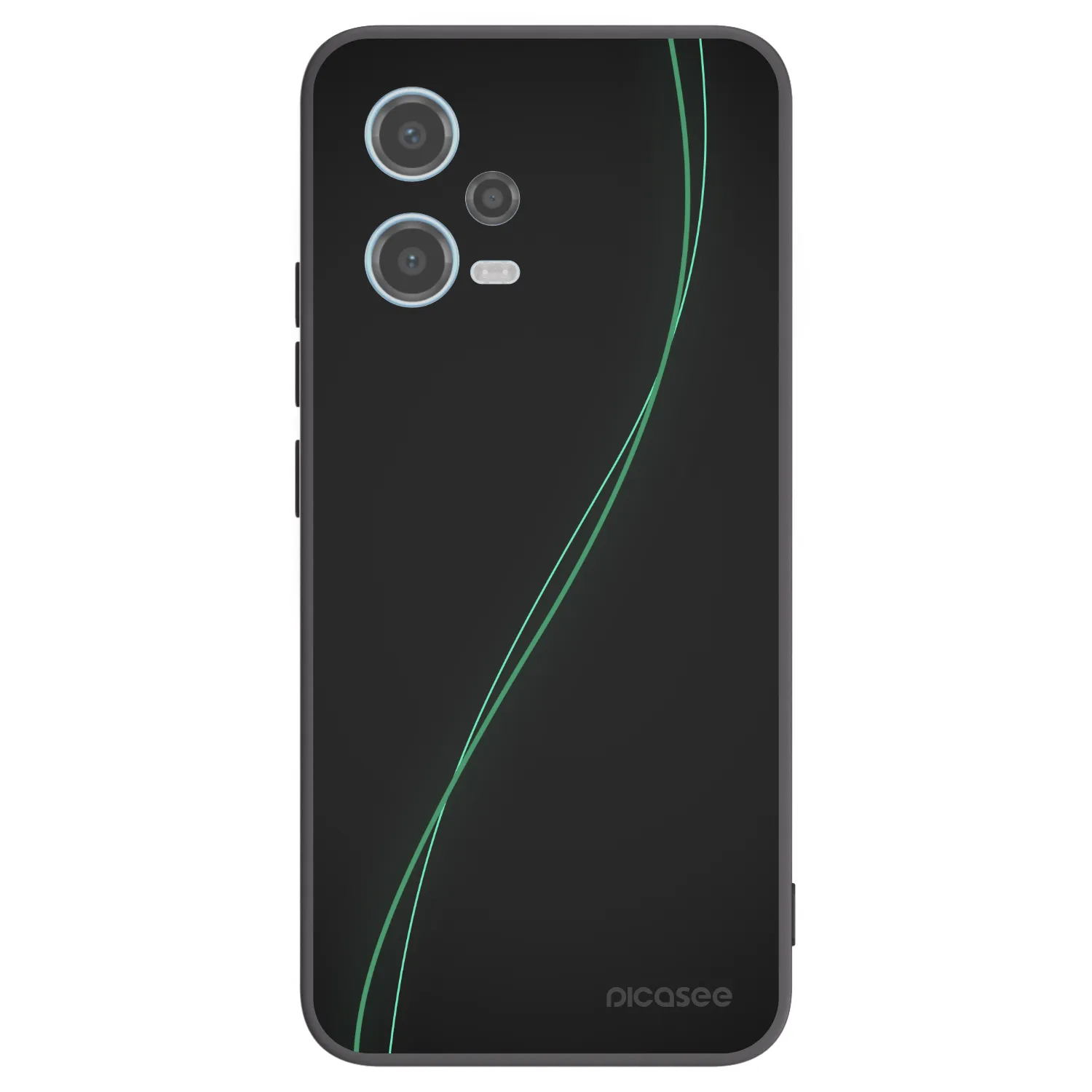 Picasee husă neagră din silicon pentru Xiaomi Redmi Note 12 5G - Be Different