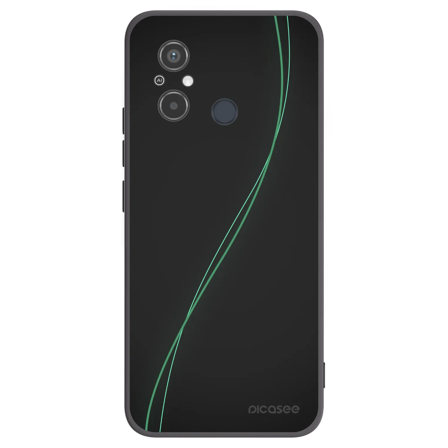 Picasee husă neagră din silicon pentru Xiaomi Redmi 12C - Be Different