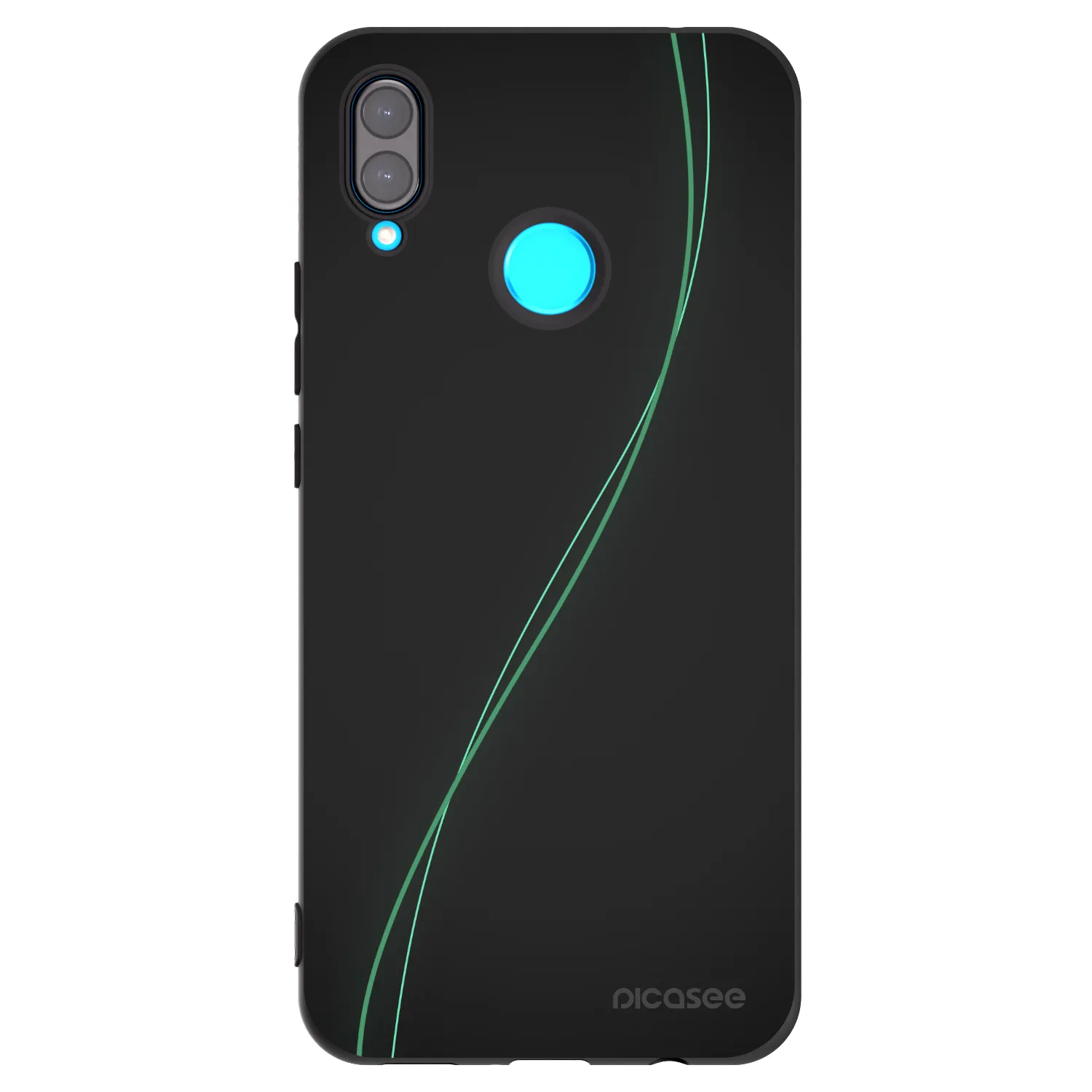 Picasee husă neagră din silicon pentru Huawei Nova 3 - Be Different