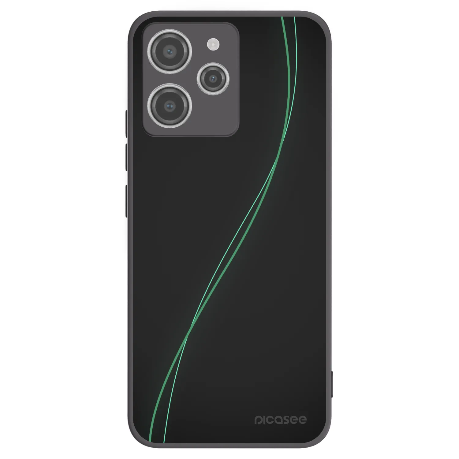 Picasee husă neagră din silicon pentru Xiaomi Redmi 12 4G - Be Different