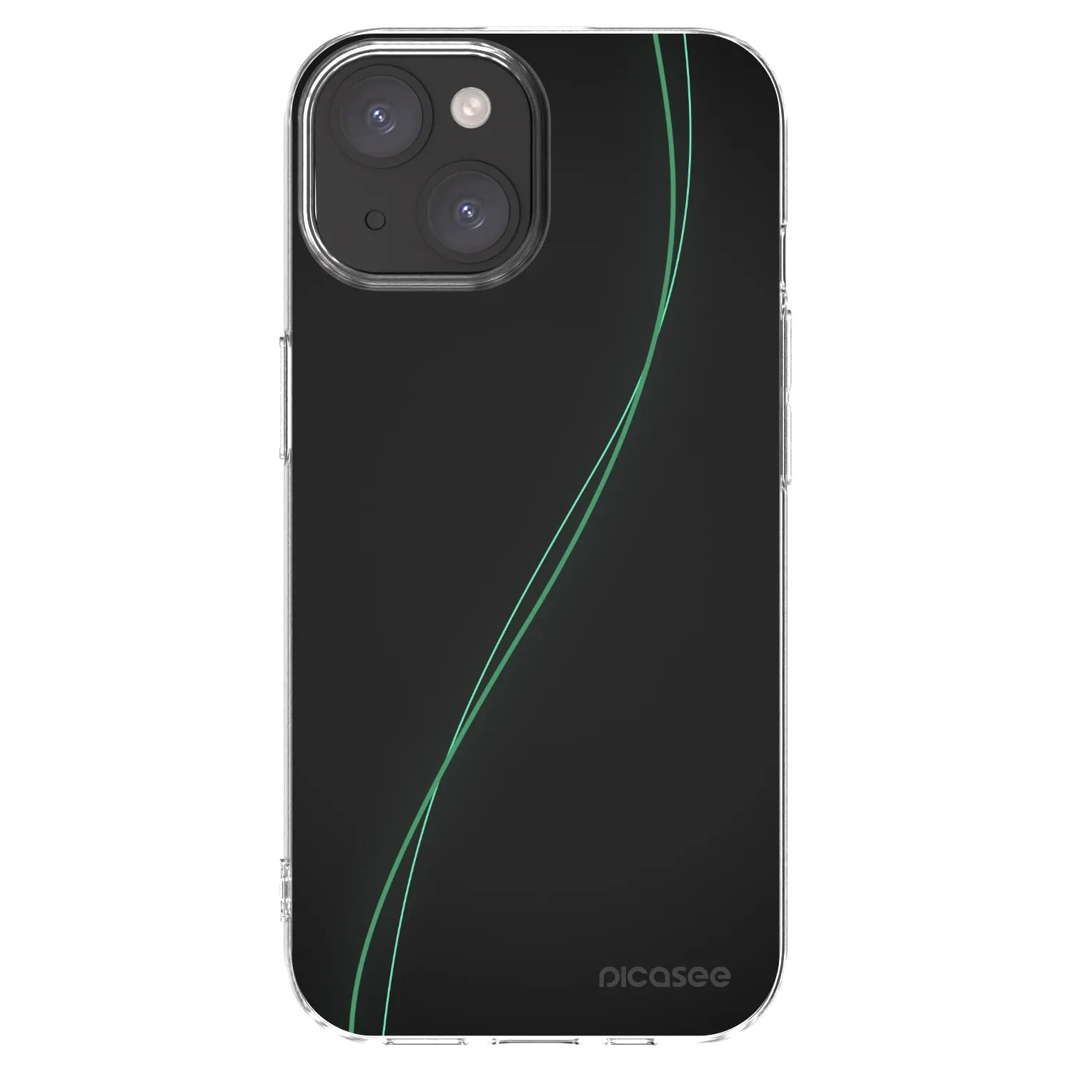 Picasee husă transparentă din silicon pentru Apple iPhone 15 - Be Different