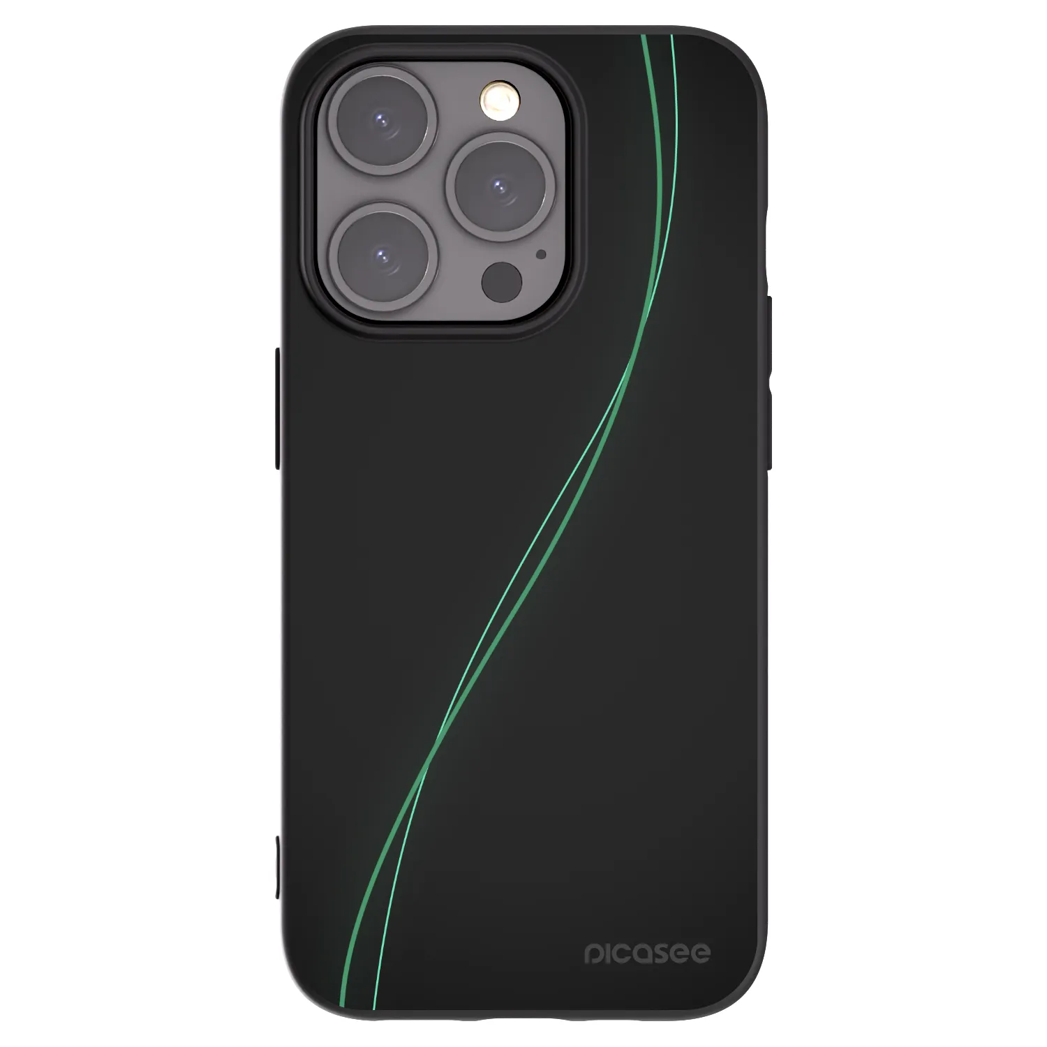 Picasee husă neagră din silicon pentru Apple iPhone 15 Pro - Be Different