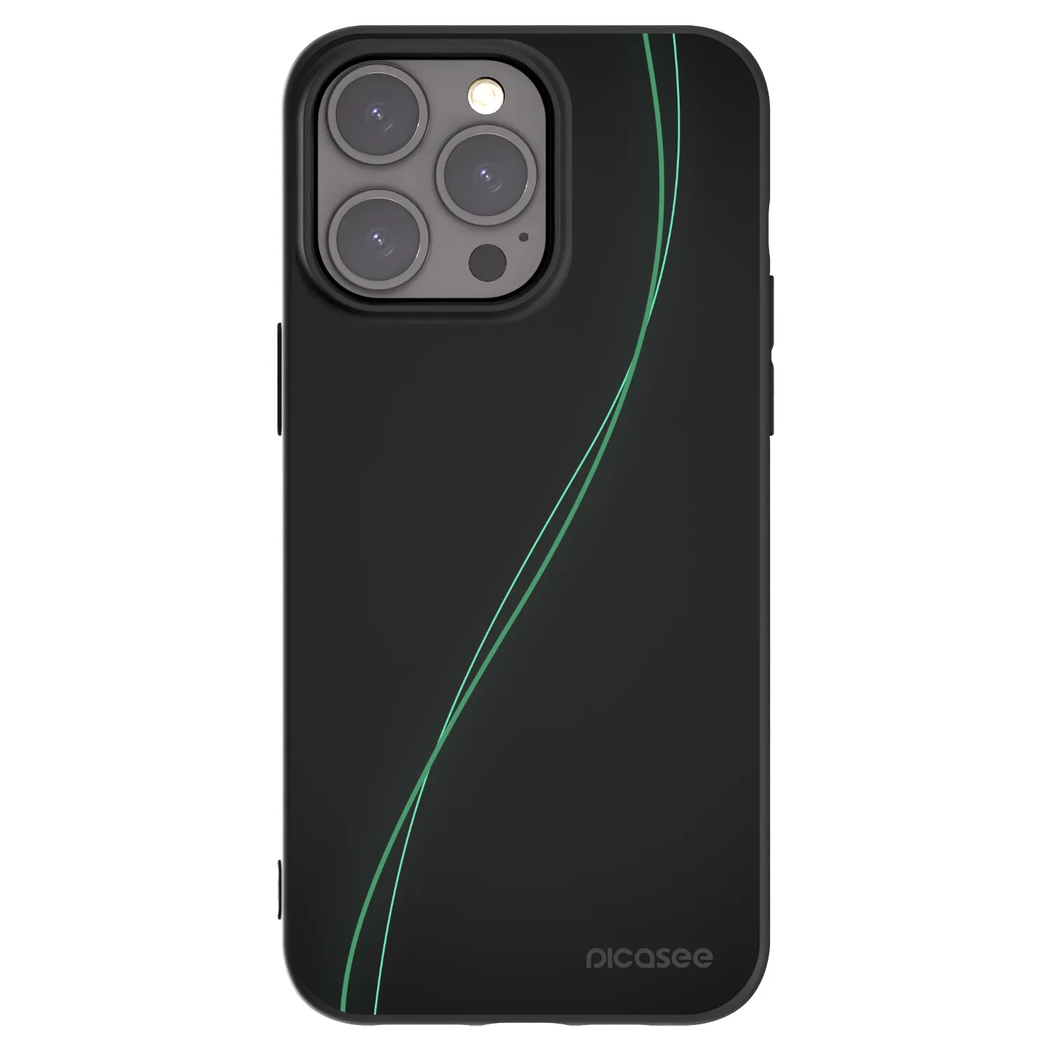 Picasee husă neagră din silicon pentru Apple iPhone 15 Pro Max - Be Different