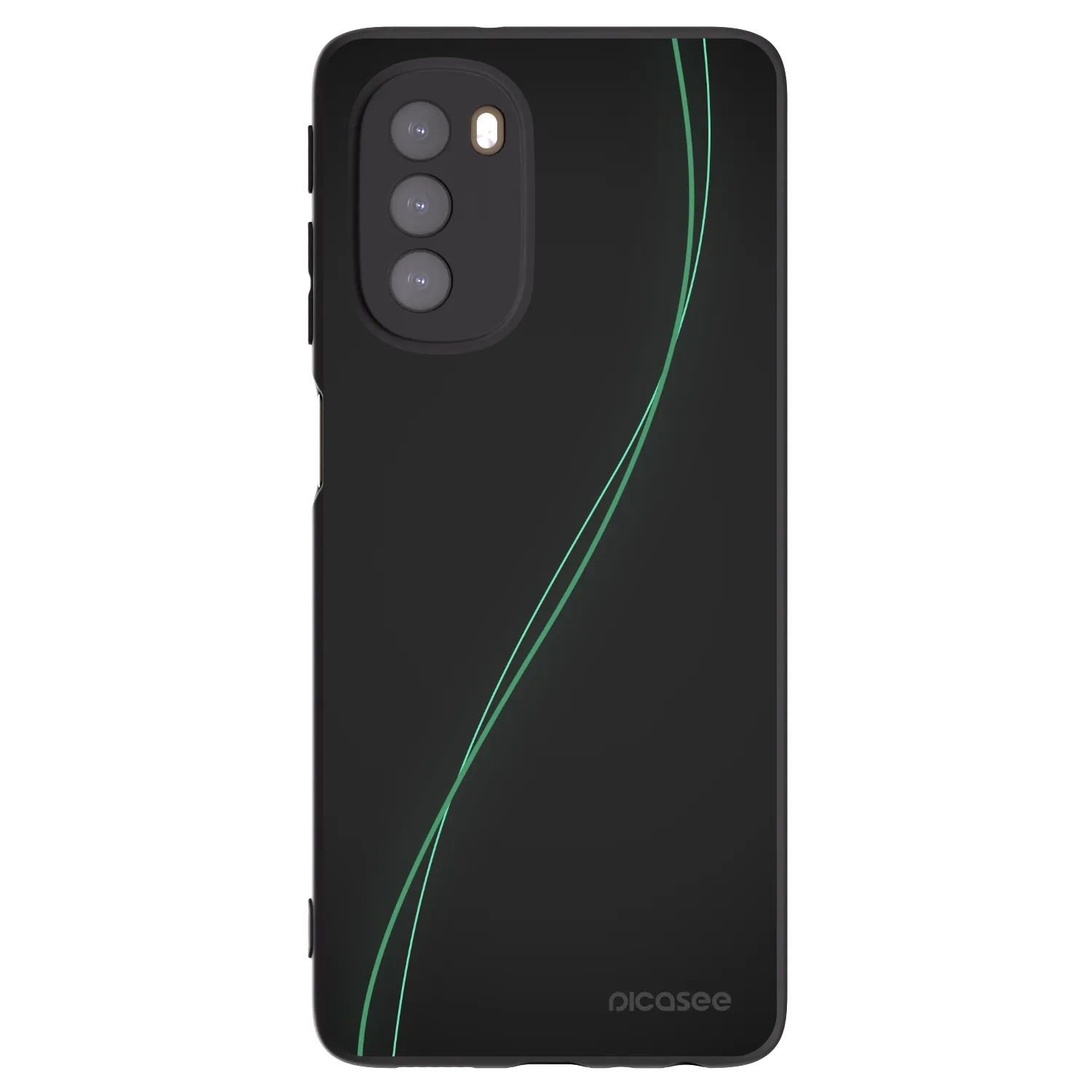 Picasee husă neagră din silicon pentru Motorola Moto G51 - Be Different