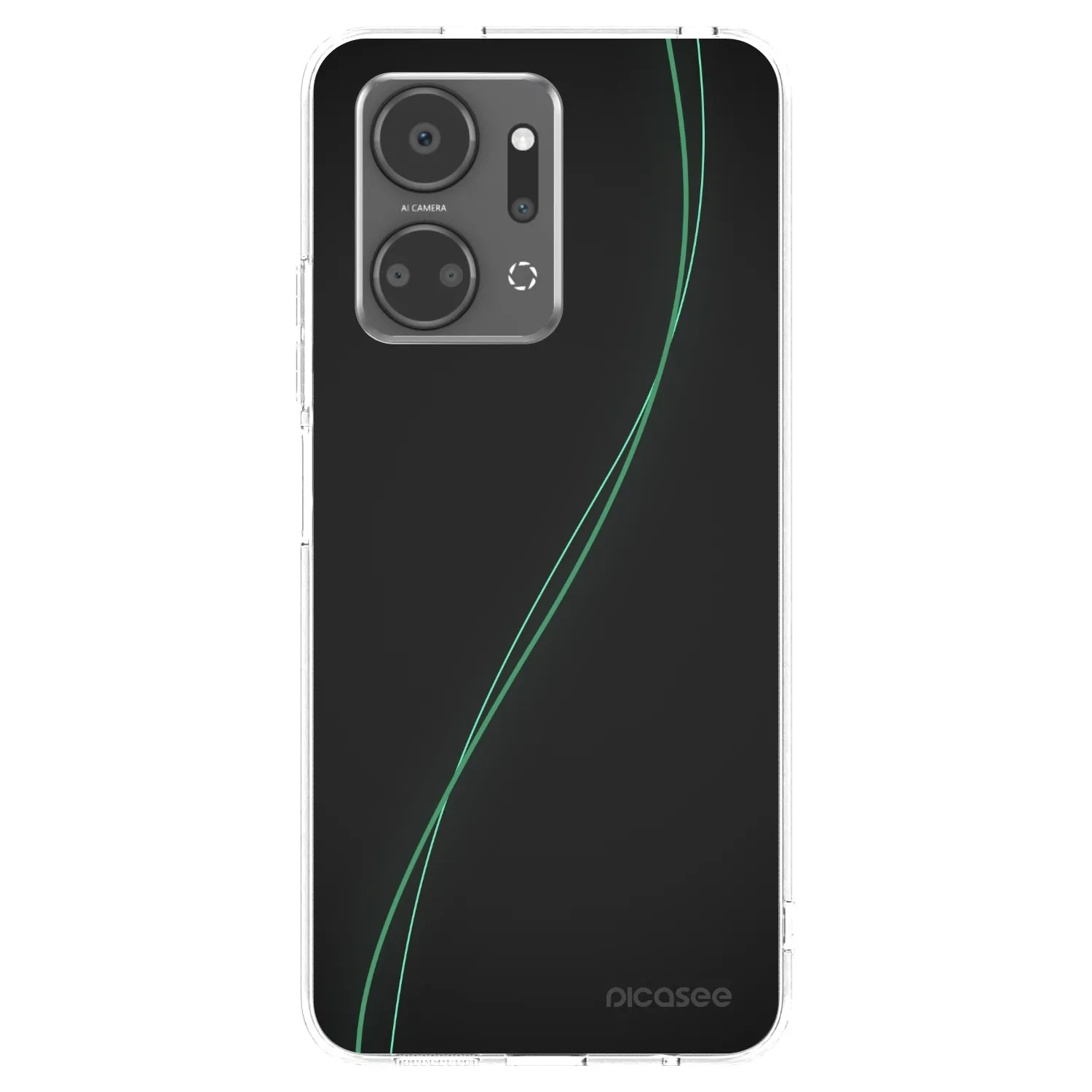 Picasee husă transparentă din silicon pentru Honor X7a - Be Different