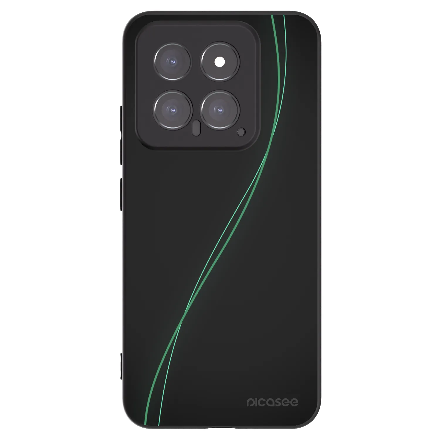 Picasee husă neagră din silicon pentru Xiaomi 14 - Be Different