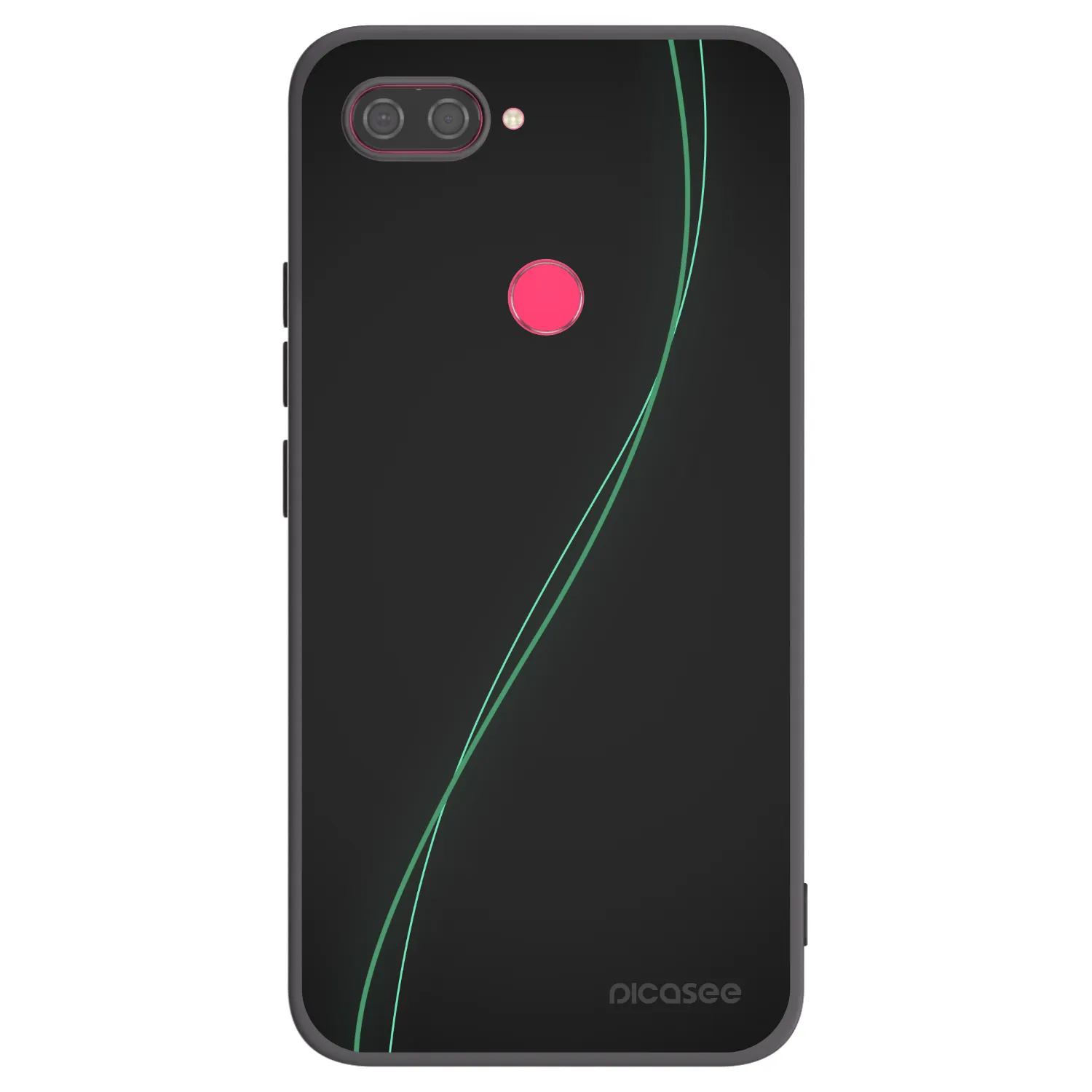 Picasee husă neagră din silicon pentru Xiaomi Mi 8 Lite - Be Different