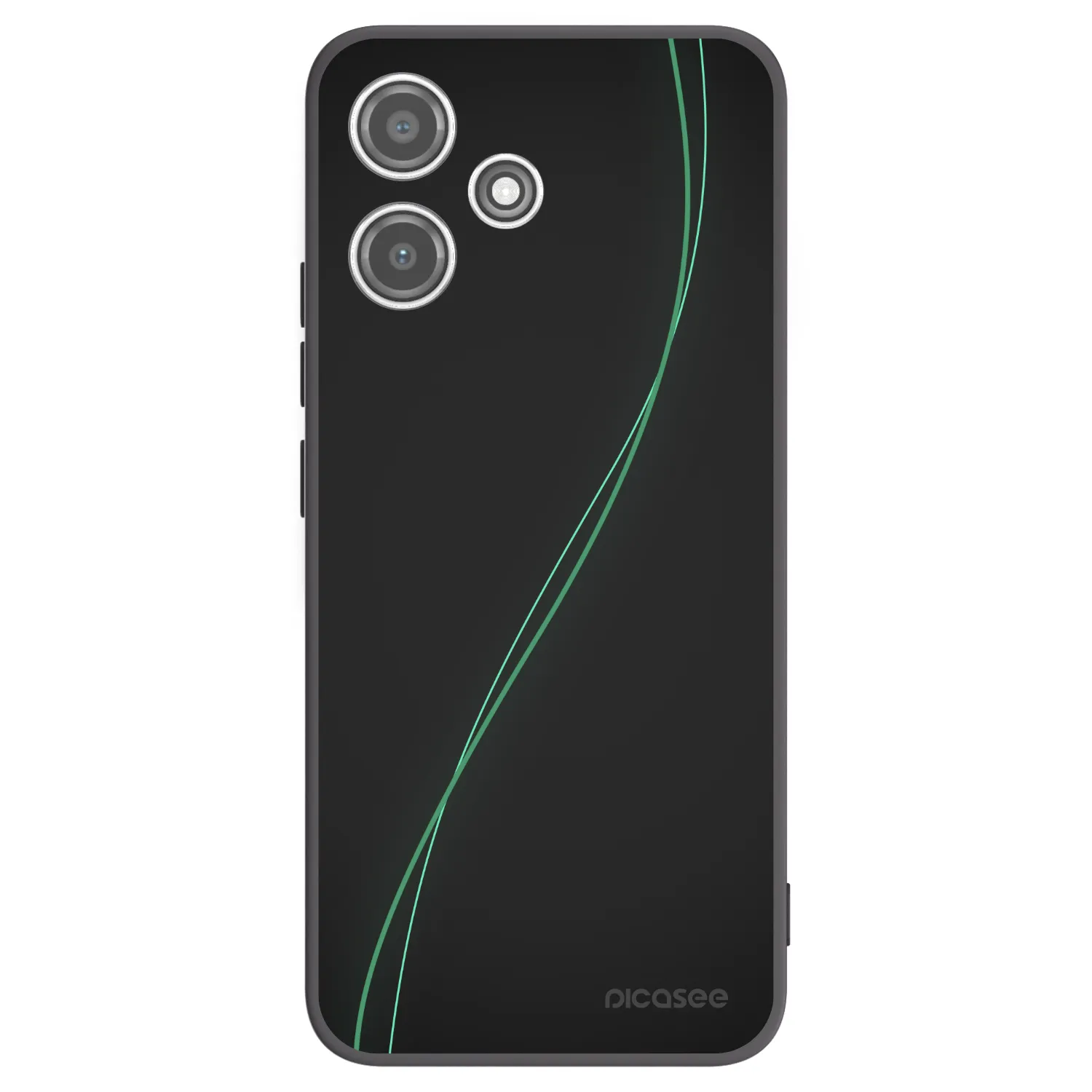 Picasee husă neagră din silicon pentru Xiaomi Redmi 12 5G - Be Different