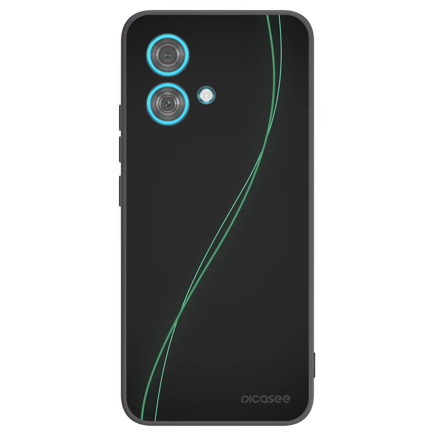 Picasee husă neagră din silicon pentru Motorola Edge 40 Neo - Be Different
