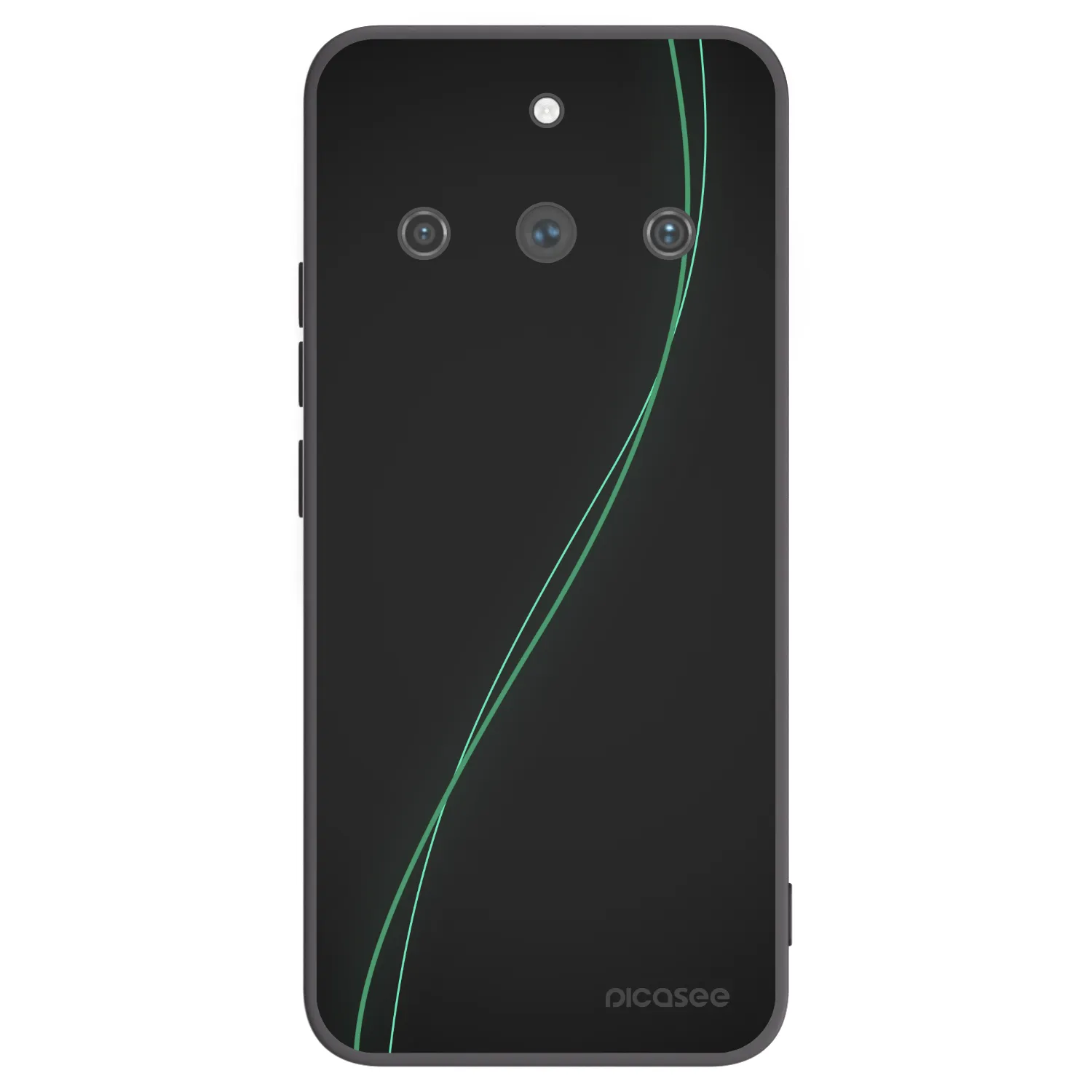 Picasee husă neagră din silicon pentru Realme 11 Pro+ - Be Different