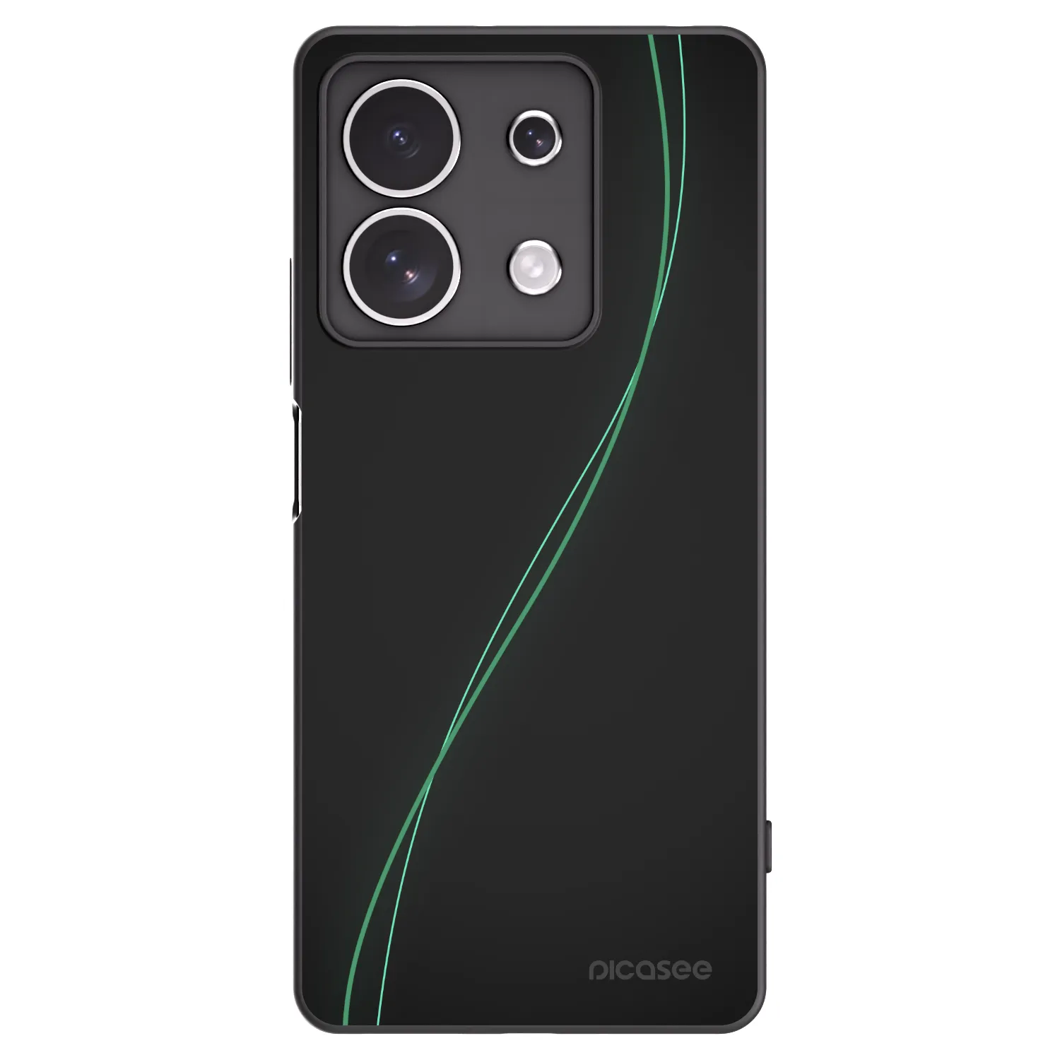 Picasee husă neagră din silicon pentru Xiaomi Redmi Note 13 4G - Be Different