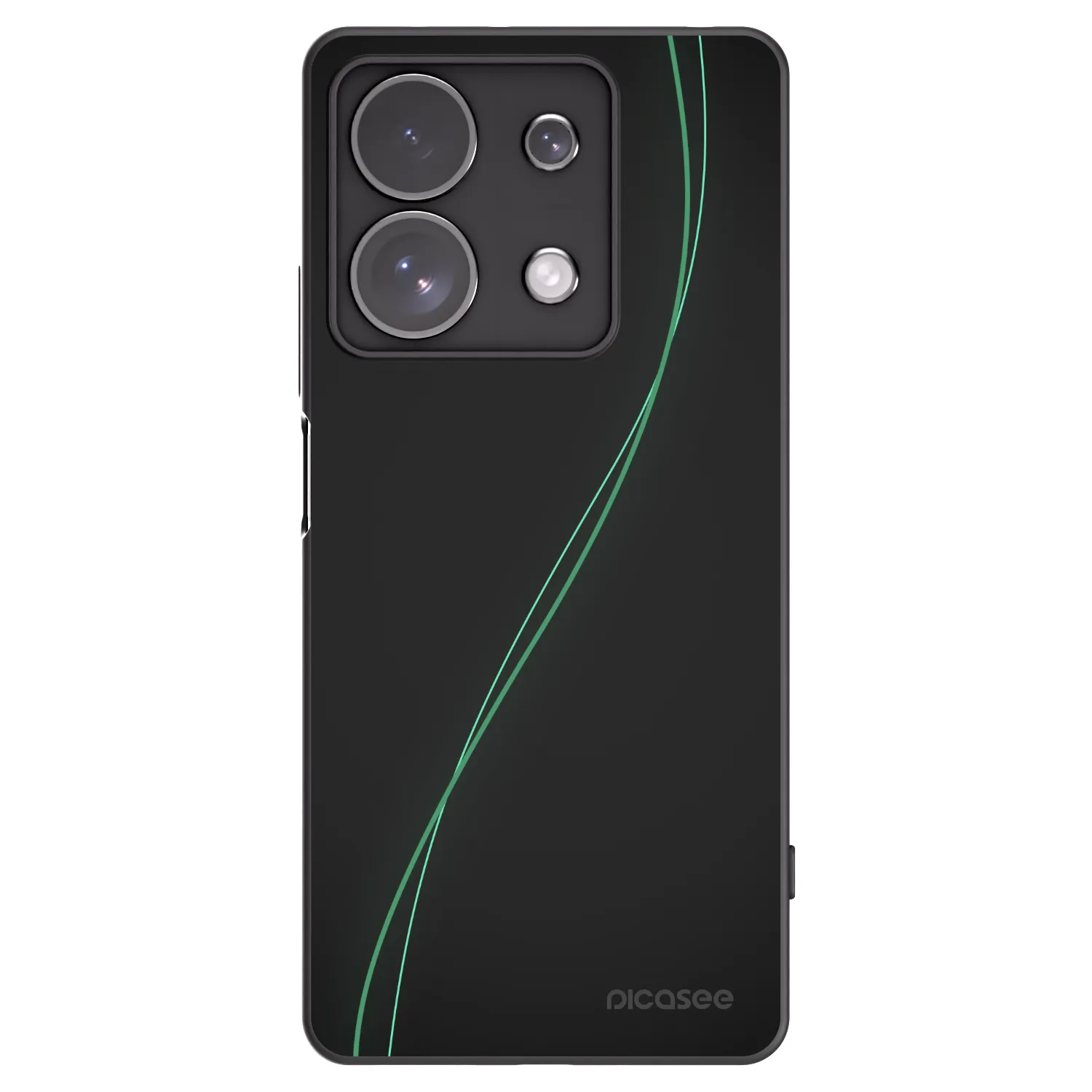 Picasee husă neagră din silicon pentru Xiaomi Redmi Note 13 Pro 4G - Be Different