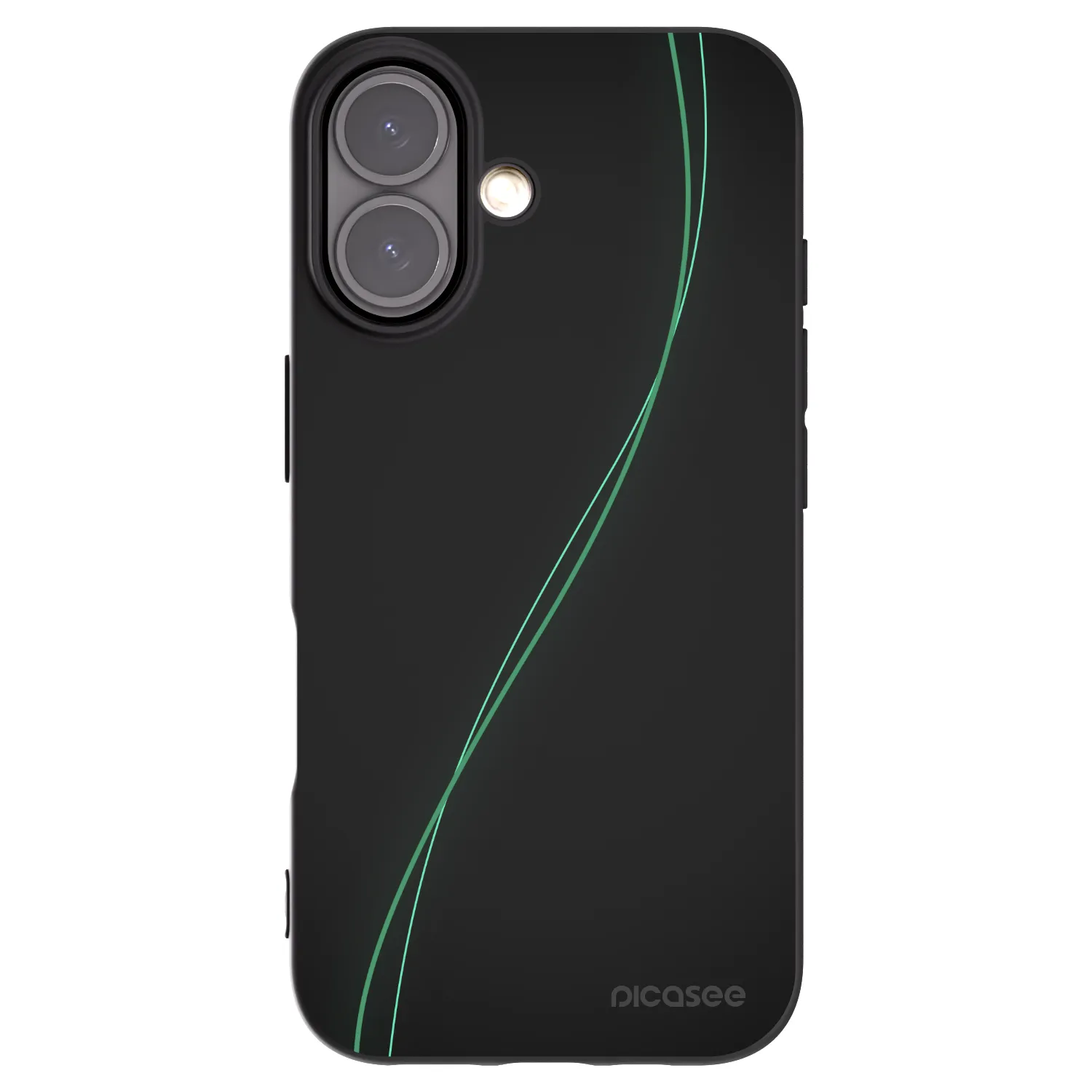 Picasee husă neagră din silicon pentru Apple iPhone 16 - Be Different
