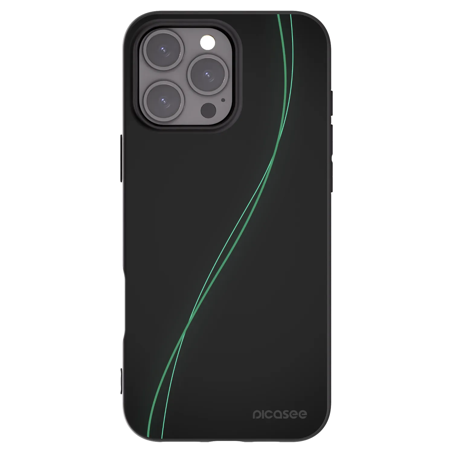 Picasee husă neagră din silicon pentru Apple iPhone 16 Pro Max - Be Different