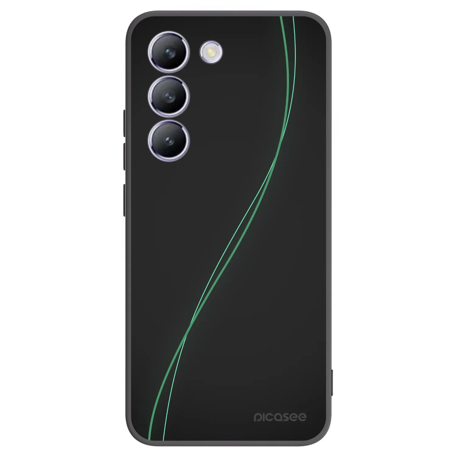 Picasee husă neagră din silicon pentru Vivo V40 SE 5G - Be Different