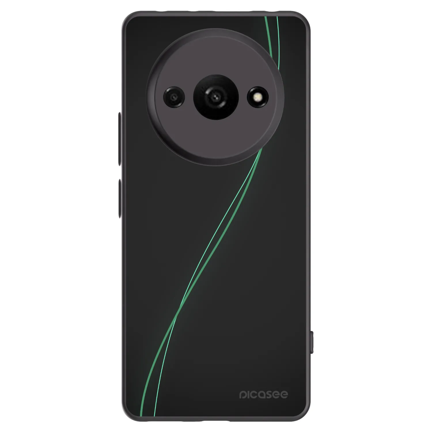 Picasee husă neagră din silicon pentru Xiaomi Redmi A3 - Be Different