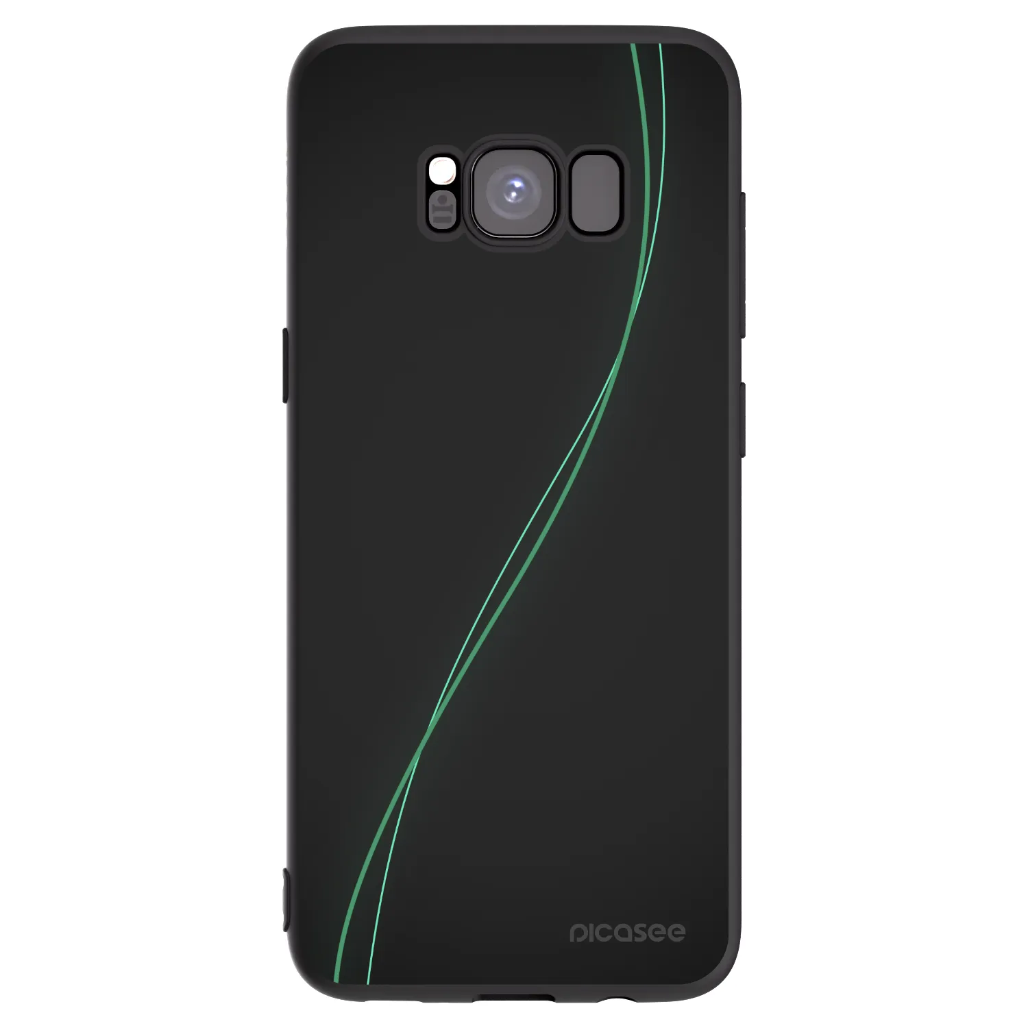 Picasee husă neagră din silicon pentru Samsung Galaxy S8 G950F - Be Different
