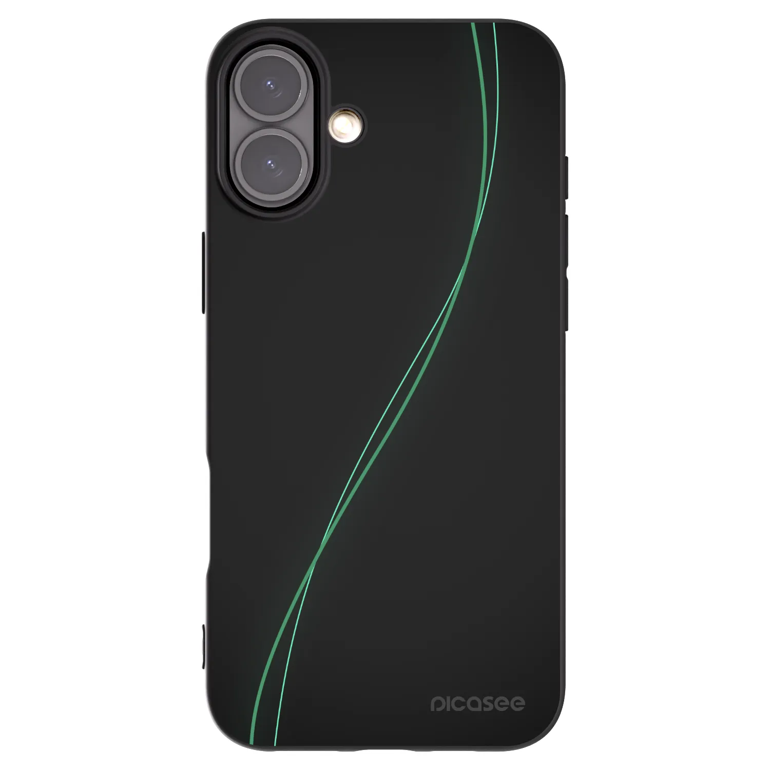 Picasee husă neagră din silicon pentru Apple iPhone 16 Plus - Be Different