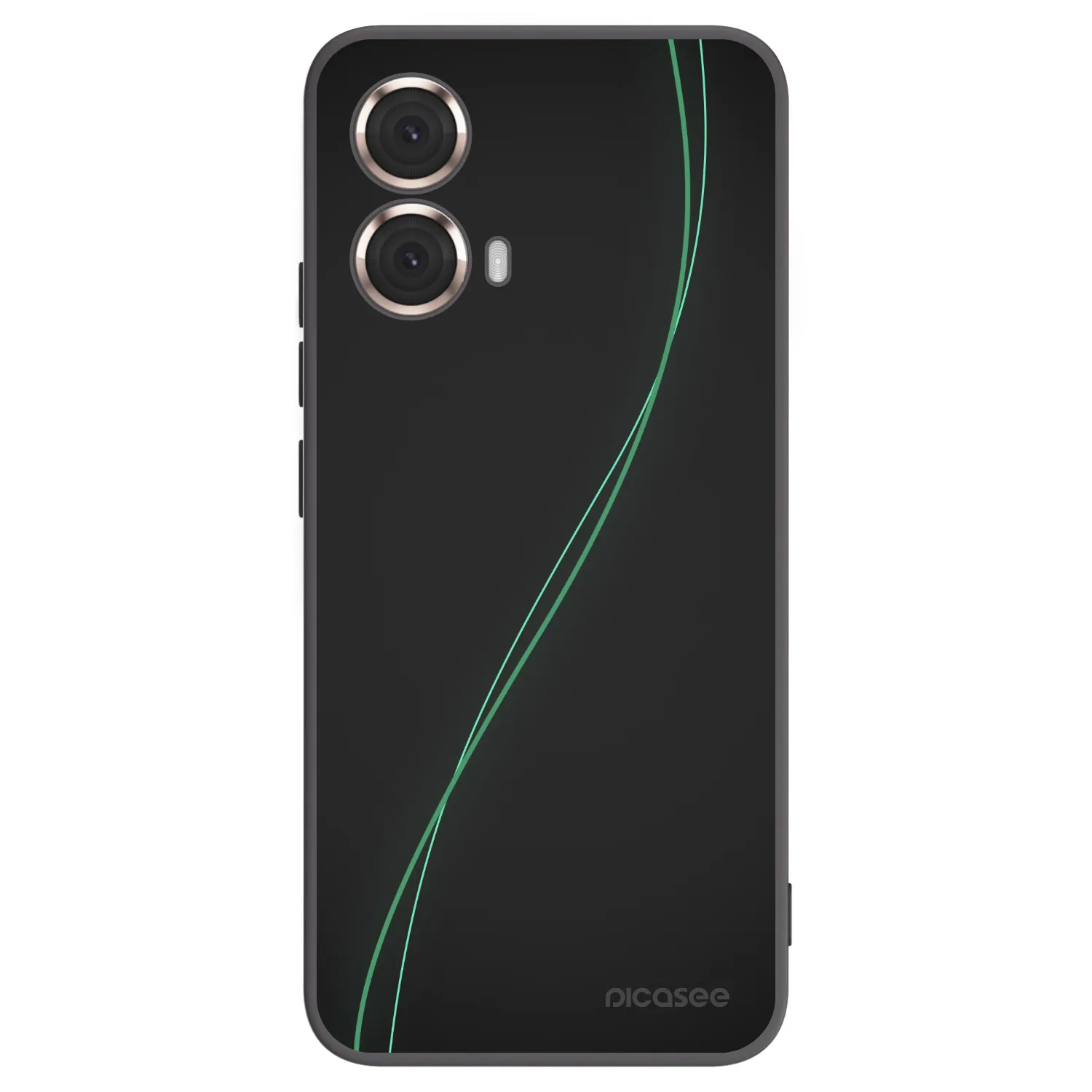Picasee husă neagră din silicon pentru Motorola Moto G85 - Be Different