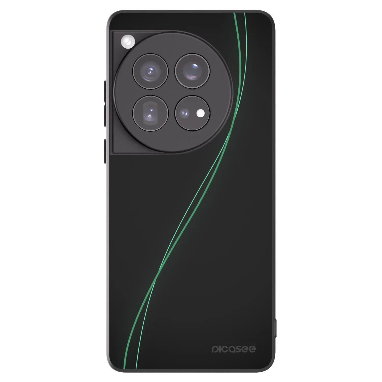 Picasee husă neagră din silicon pentru OnePlus 12 5G - Be Different